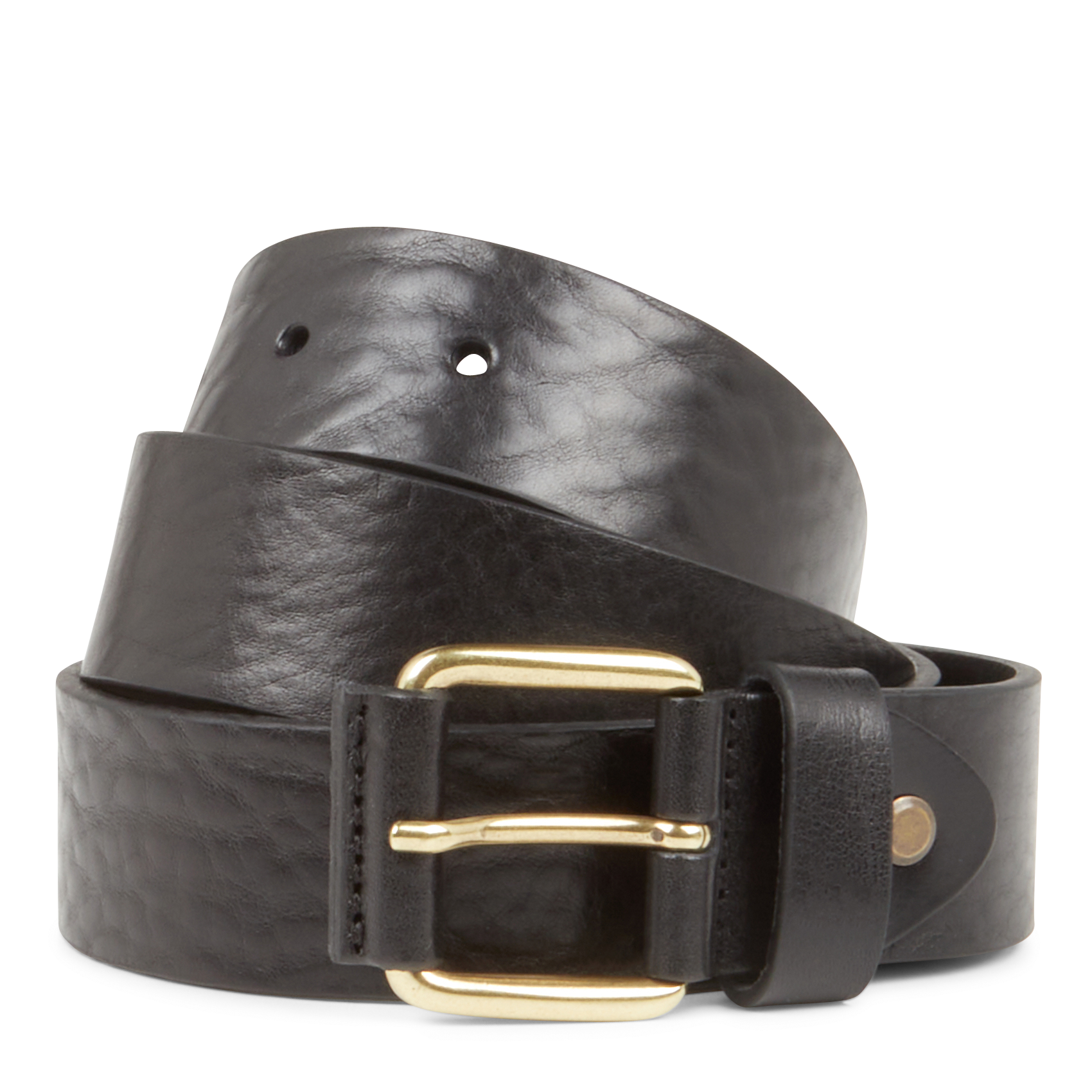 Leather belt AU PRINTEMPS PARIS Black