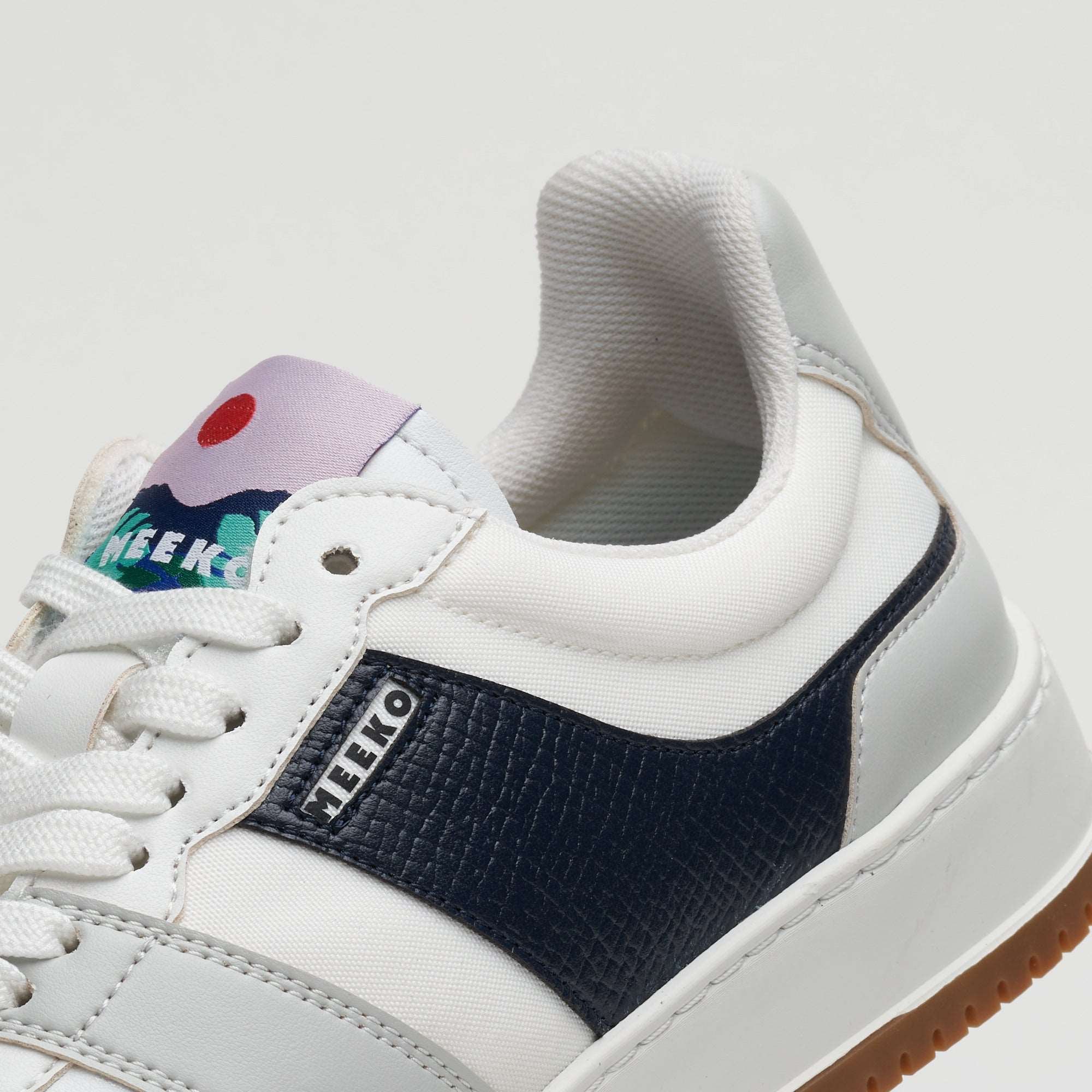 Eco-friendly low-top sneakers MEEKO Blue