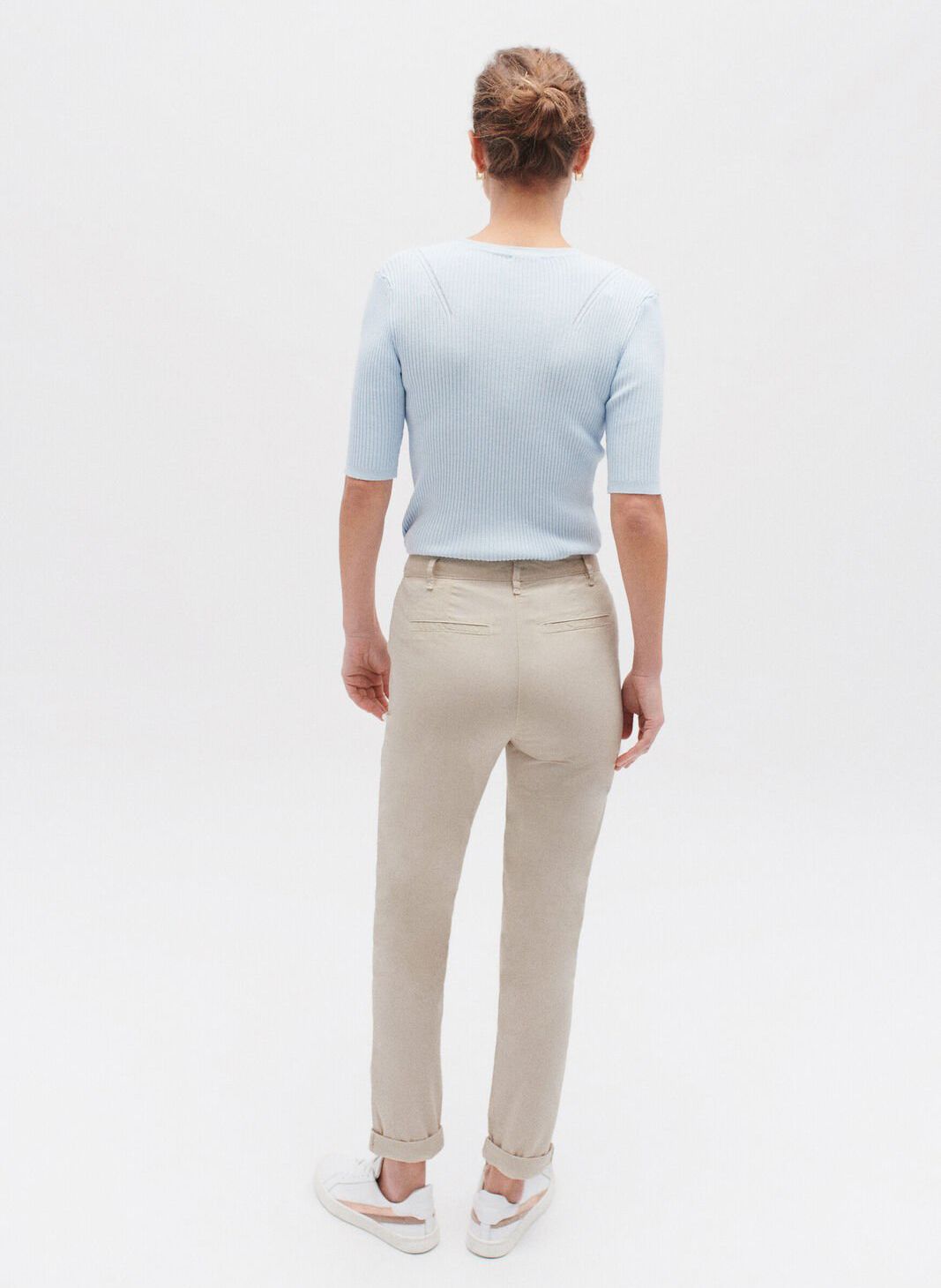 Pantalon chino femme caroll new arrivals