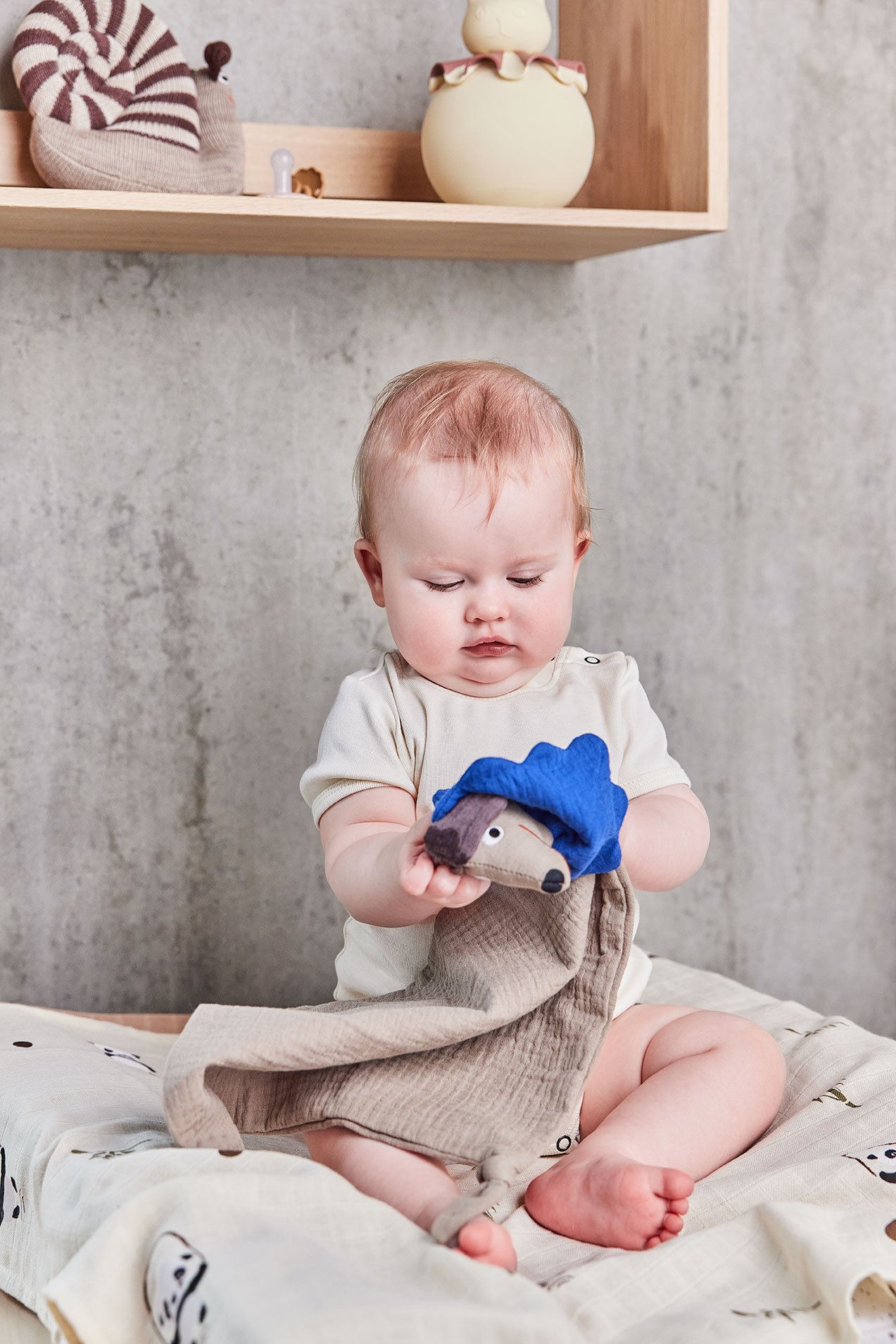 Organic cotton soft toy OYOY LIVING DESIGN Brown