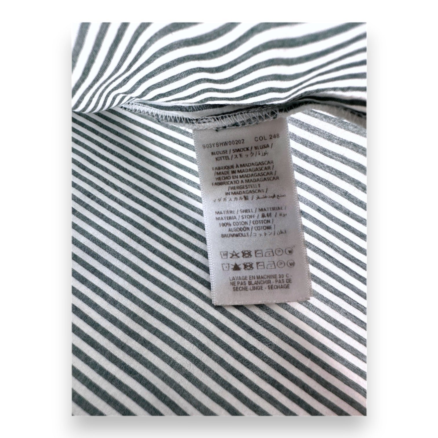 Green baby blouse - 24 months BONPOINT - Seconde Main Green