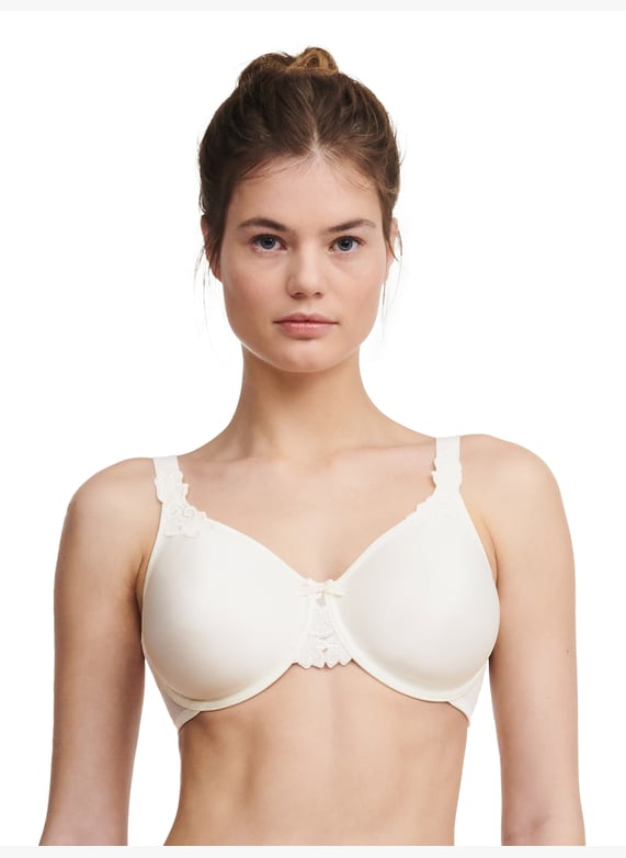 Moulded full-cup bra | White by CHANTELLE Moulded full-cup bra White