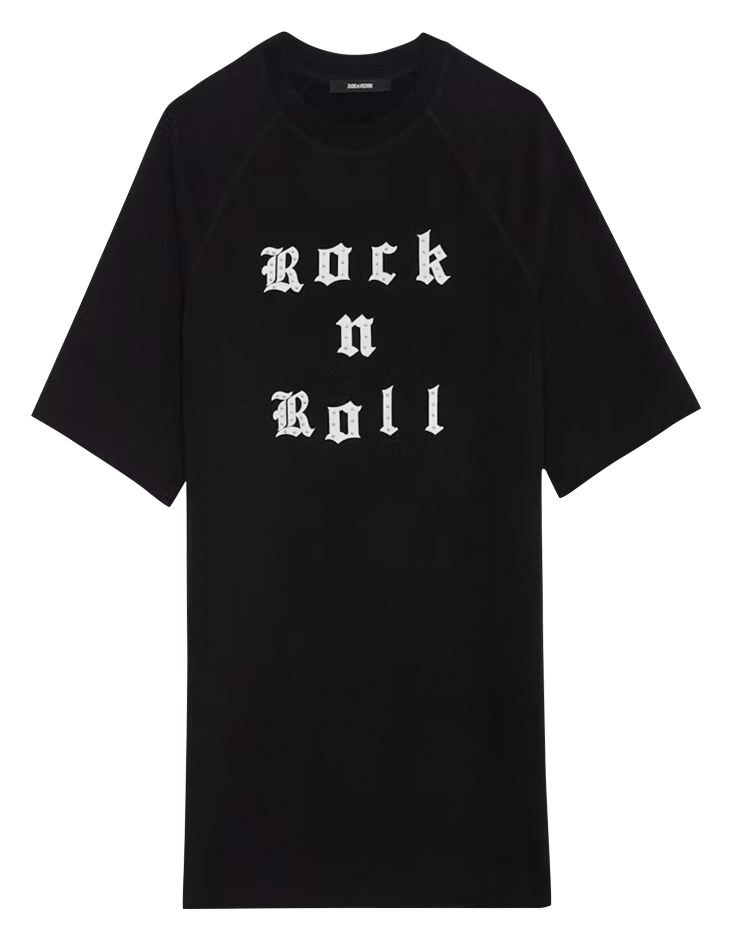 Robe courte tee-shirt à inscription ZADIG&VOLTAIRE Noir