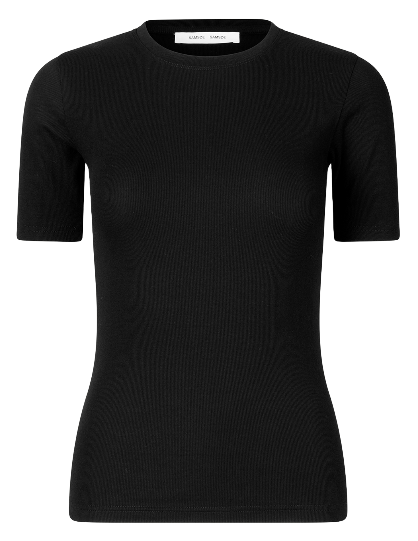 Short-sleeved organic cotton t-shirt SAMSOE SAMSOE Black