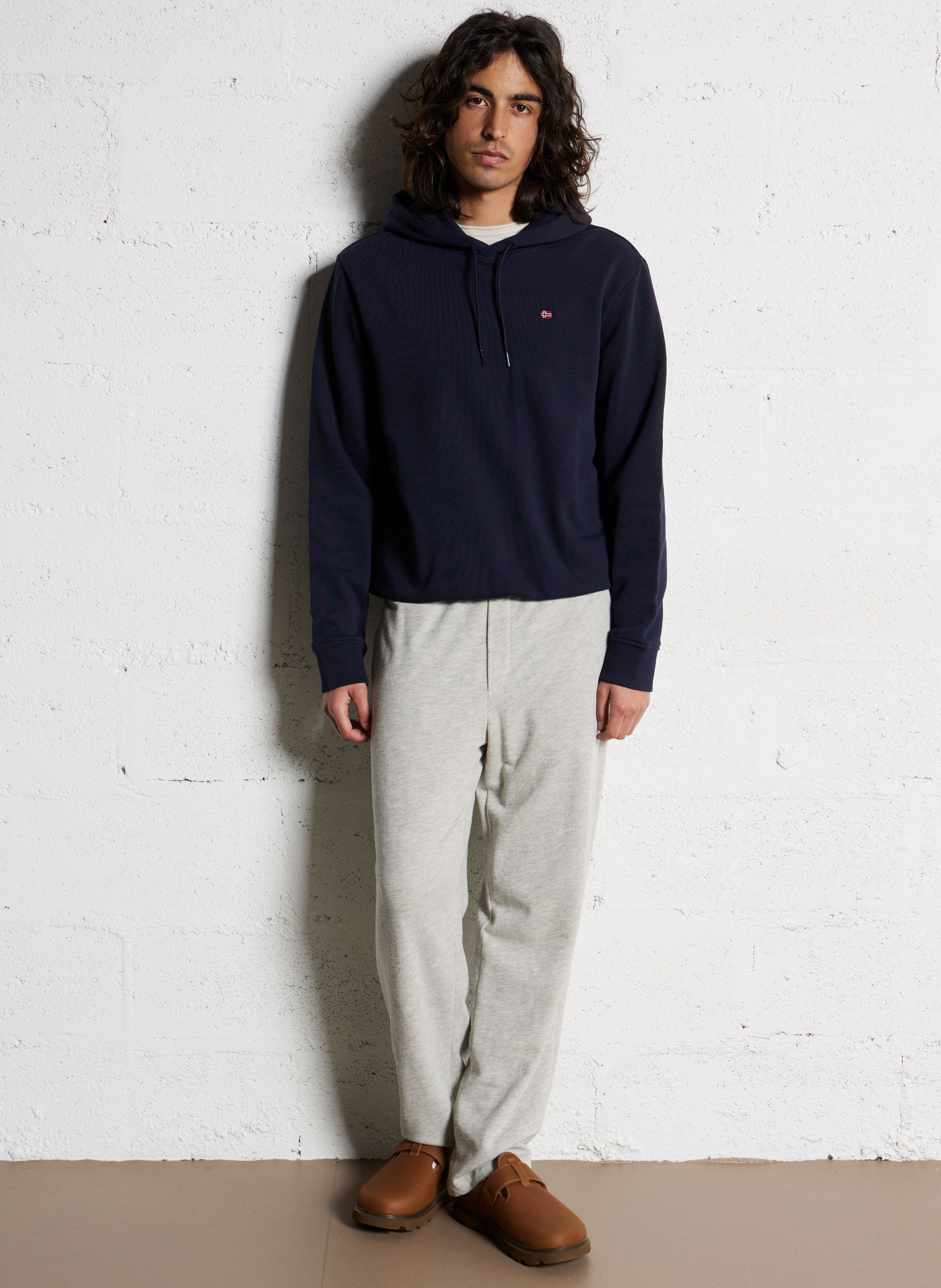 Sweat col rond à capuche NAPAPIJRI Bleu