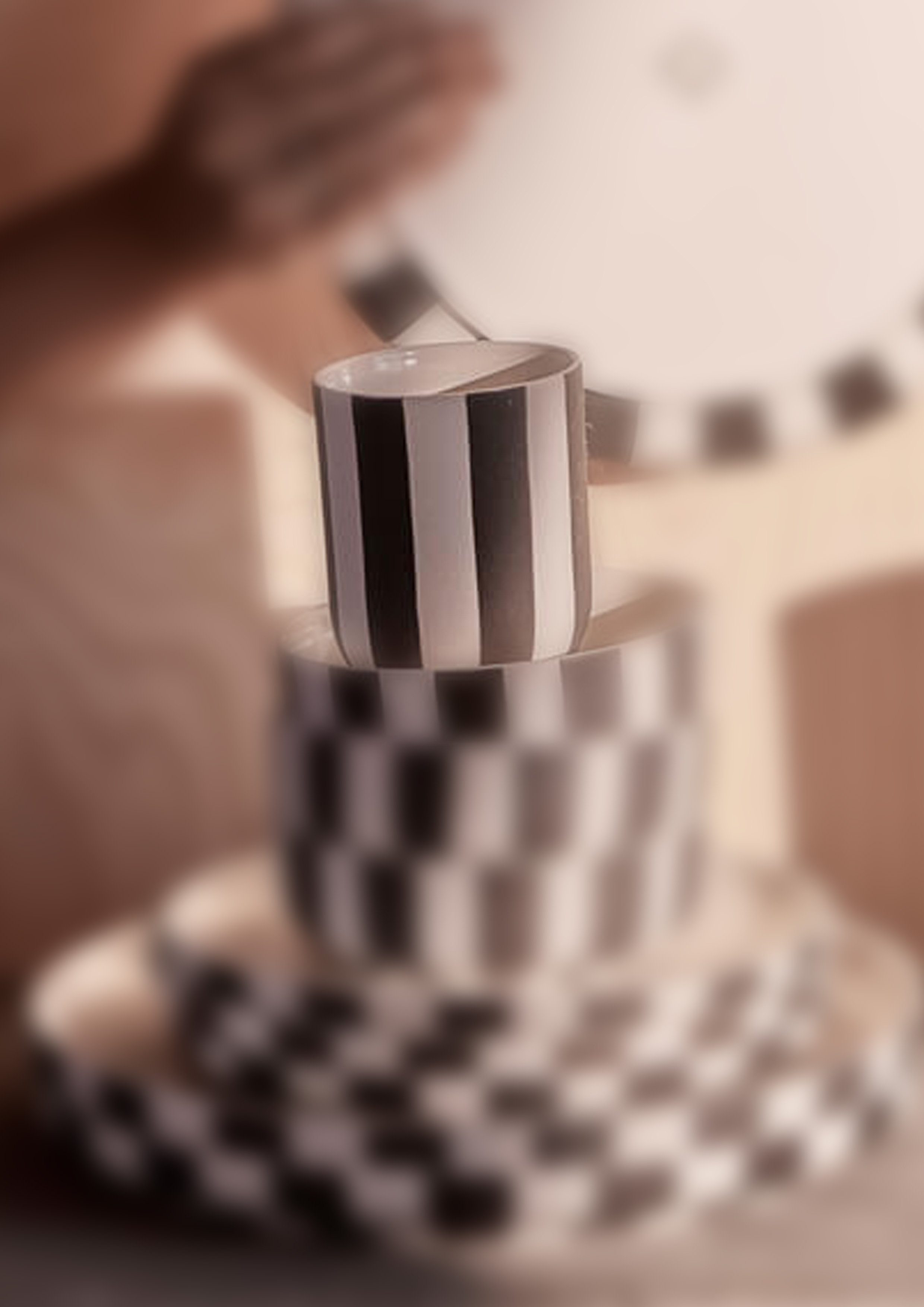 Stoneware vase OYOY LIVING DESIGN Black