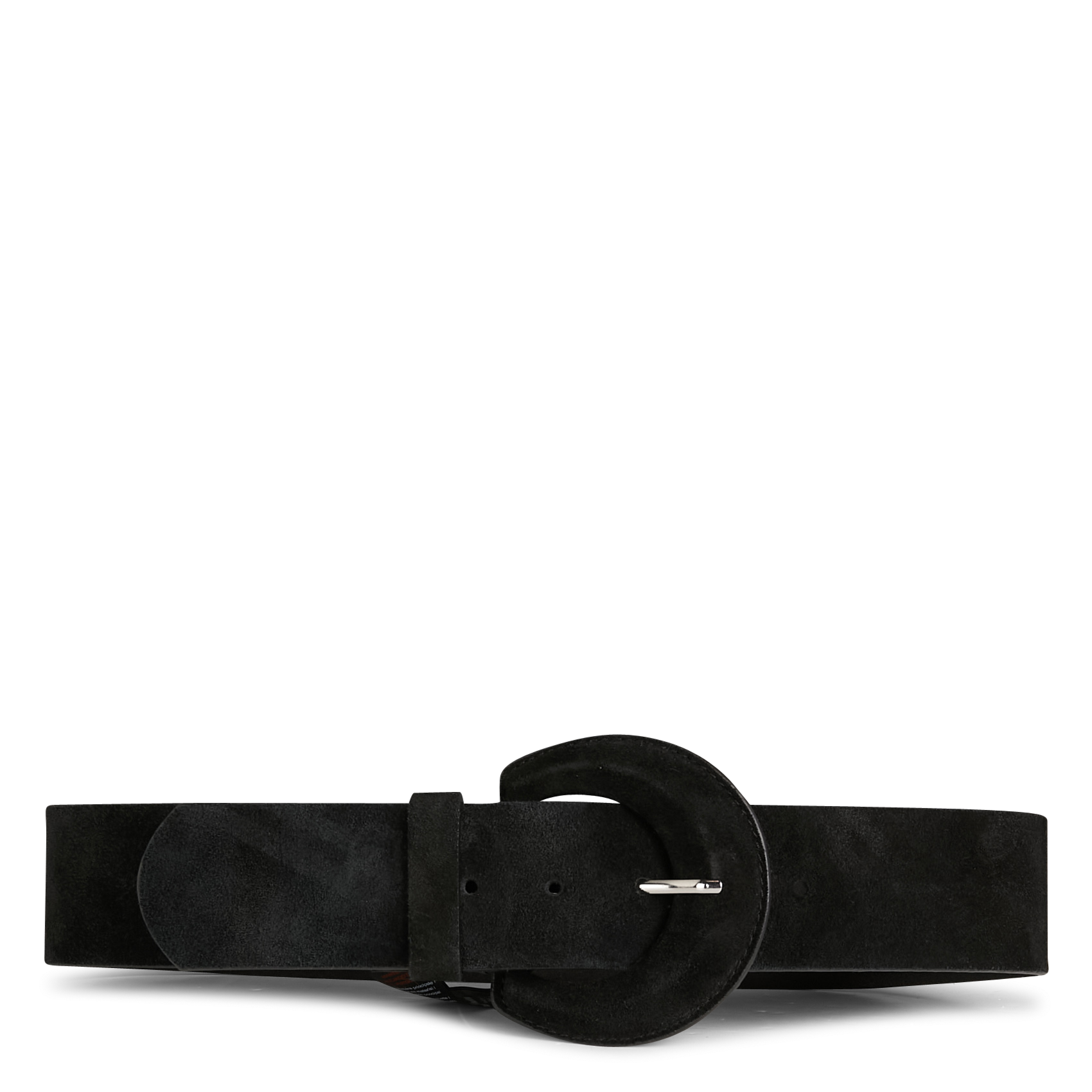 Ceinture large suédée en cuir ONE STEP Noir
