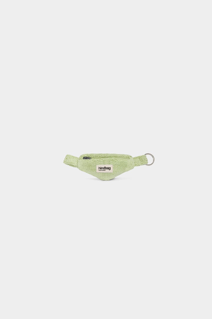 Keychain Como in almond green sponge HINDBAG Green