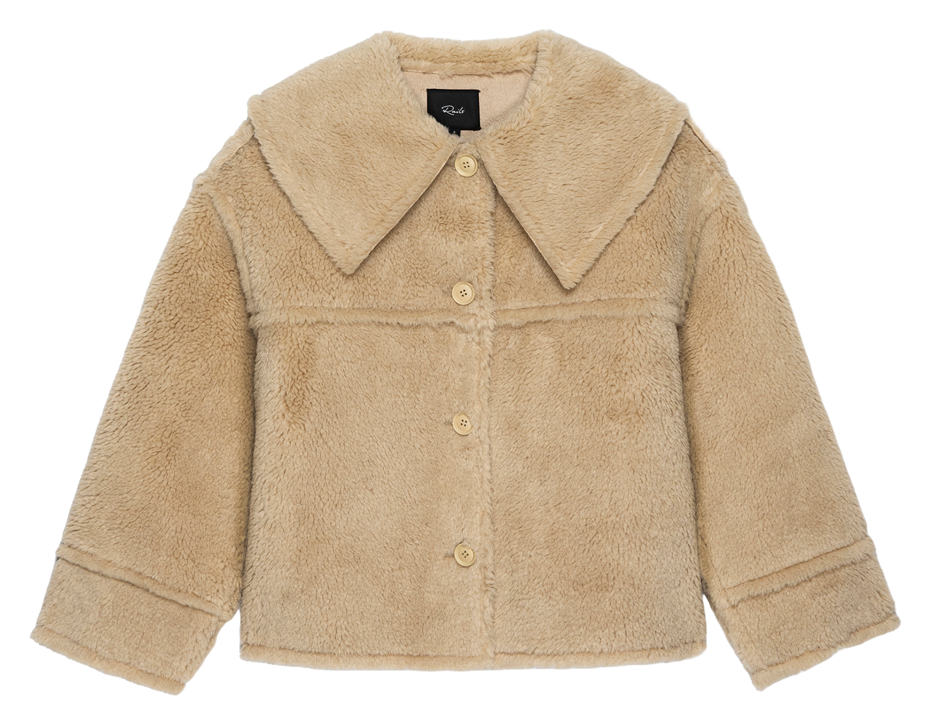 Veste ample en fausse fourrure RAILS Beige
