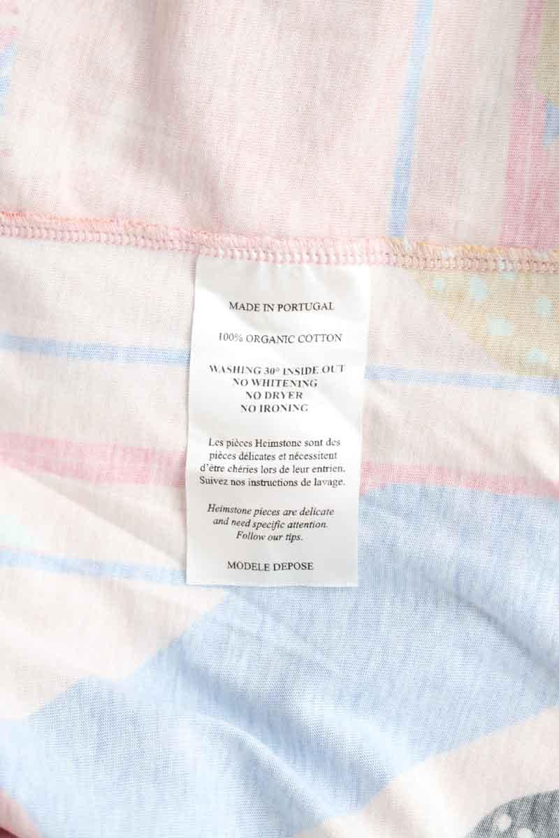 Cotton T-shirt HEIMSTONE - Seconde Main Pink