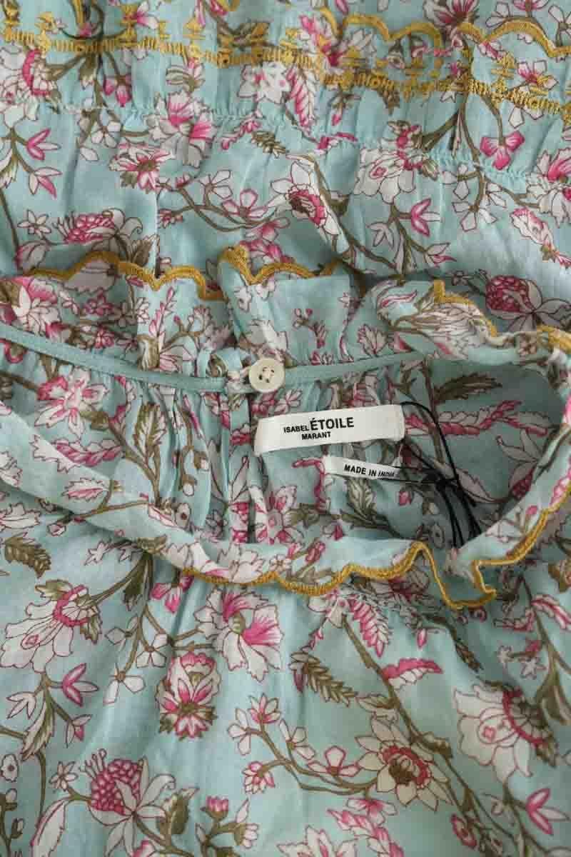 Cotton dress ISABEL MARANT ÉTOILE - SECONDE MAIN Blue