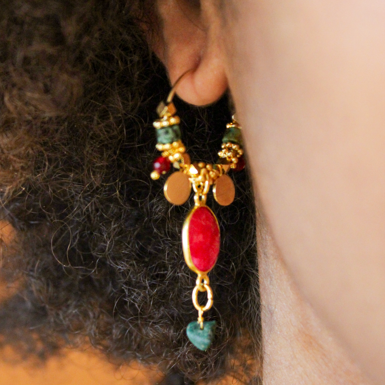 CRÉOLES PIERRES - CHARLOTTE L'ATELIER DES DAMES Golden