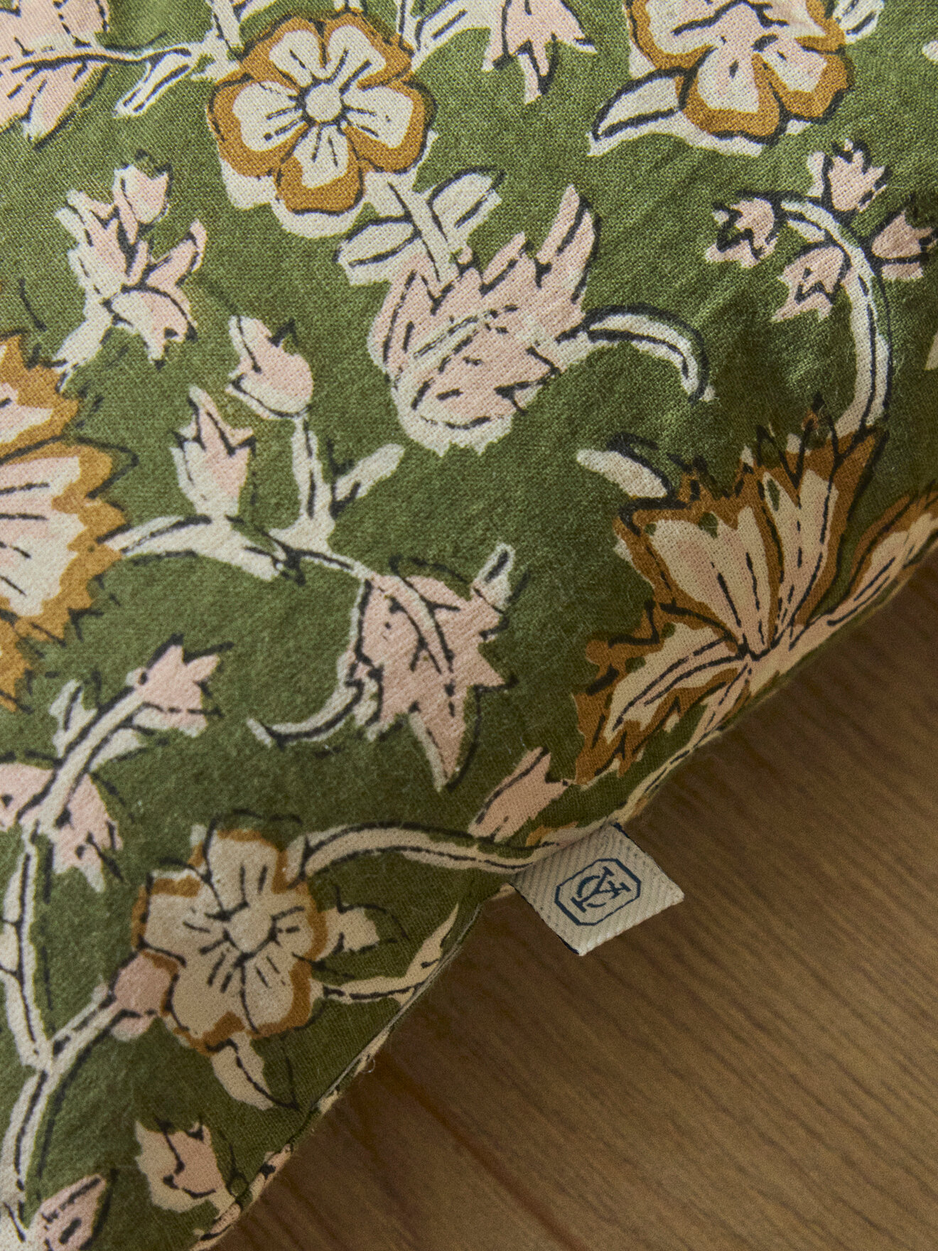 Indian fabric decorative mattress CYRILLUS Green