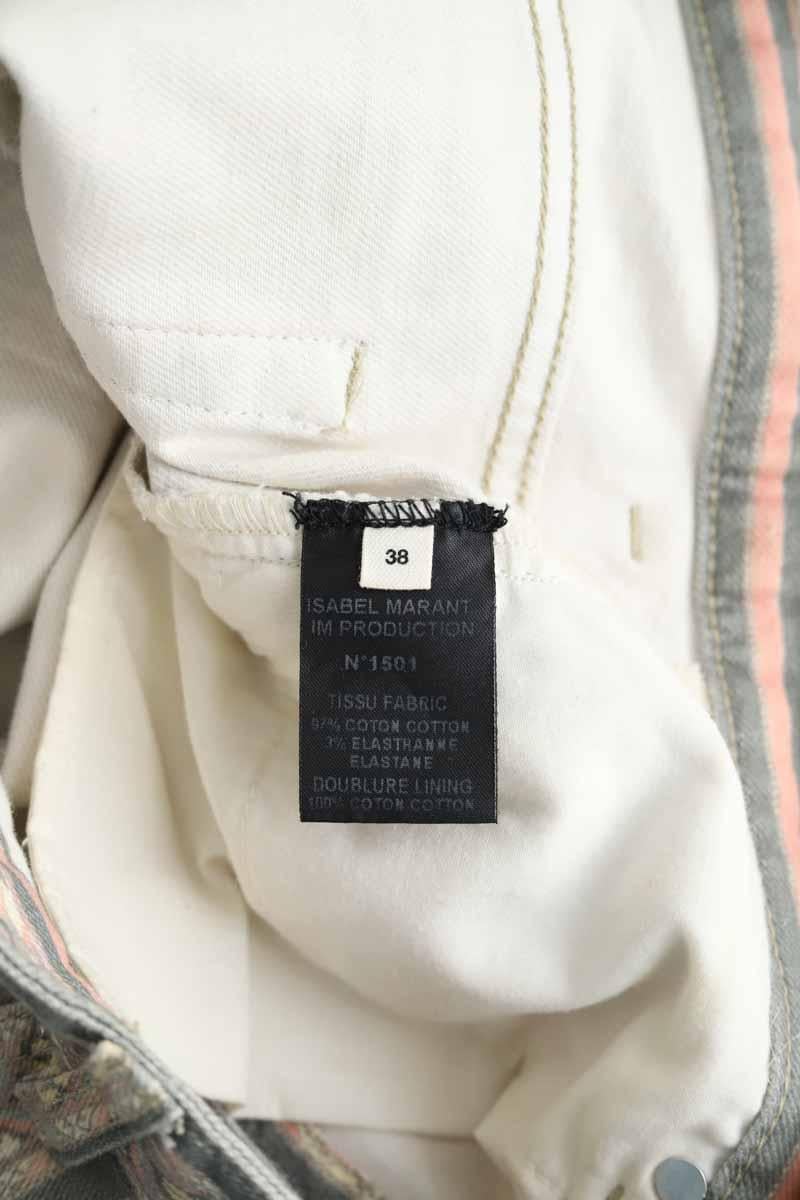 Cotton straight jeans Multicolored