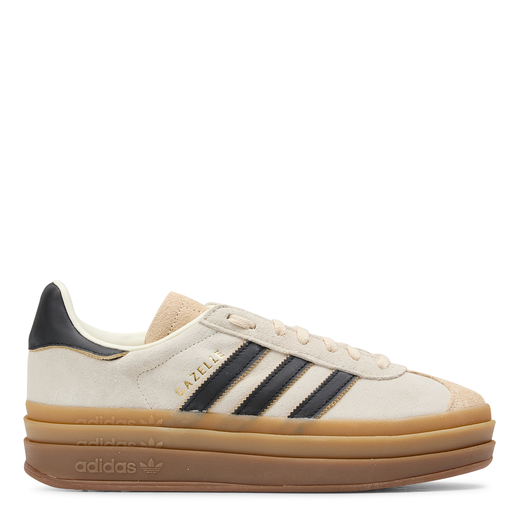 Leather low-top sneakers ADIDAS Beige
