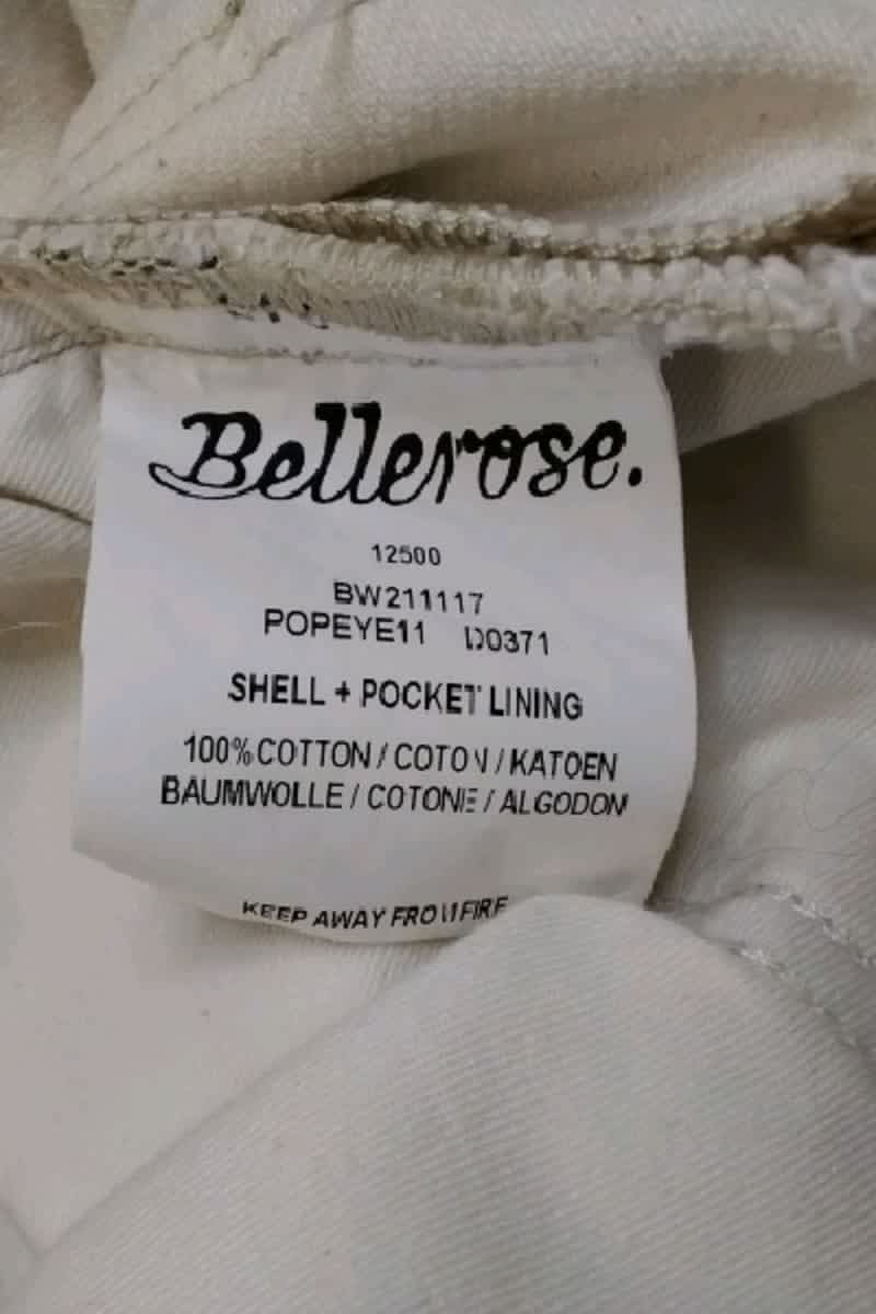 - Straight-leg jeans
- 5 pockets
- Straight cut
- Faded effect BELLEROSE - Seconde Main Beige