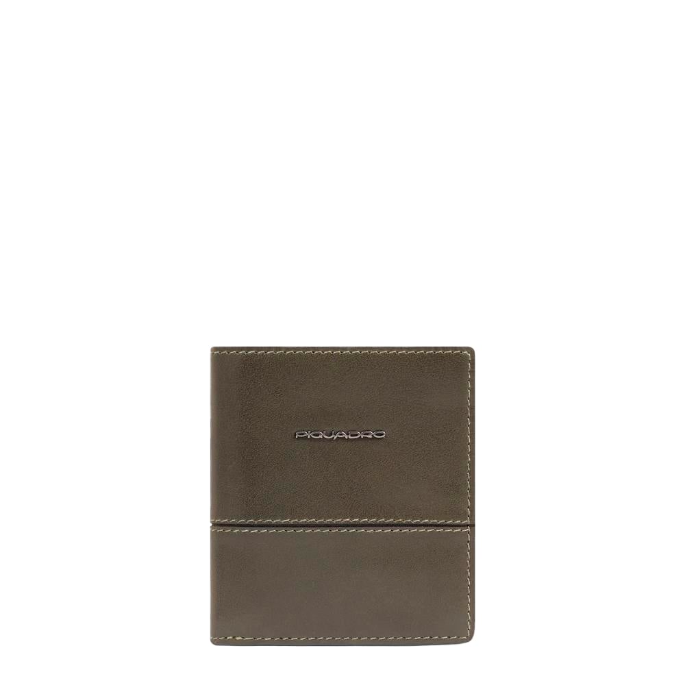 - 100% leather, - 6 cardholder slots, - 1 central compartment, - Size: L10 x H7 cm. PIQUADRO