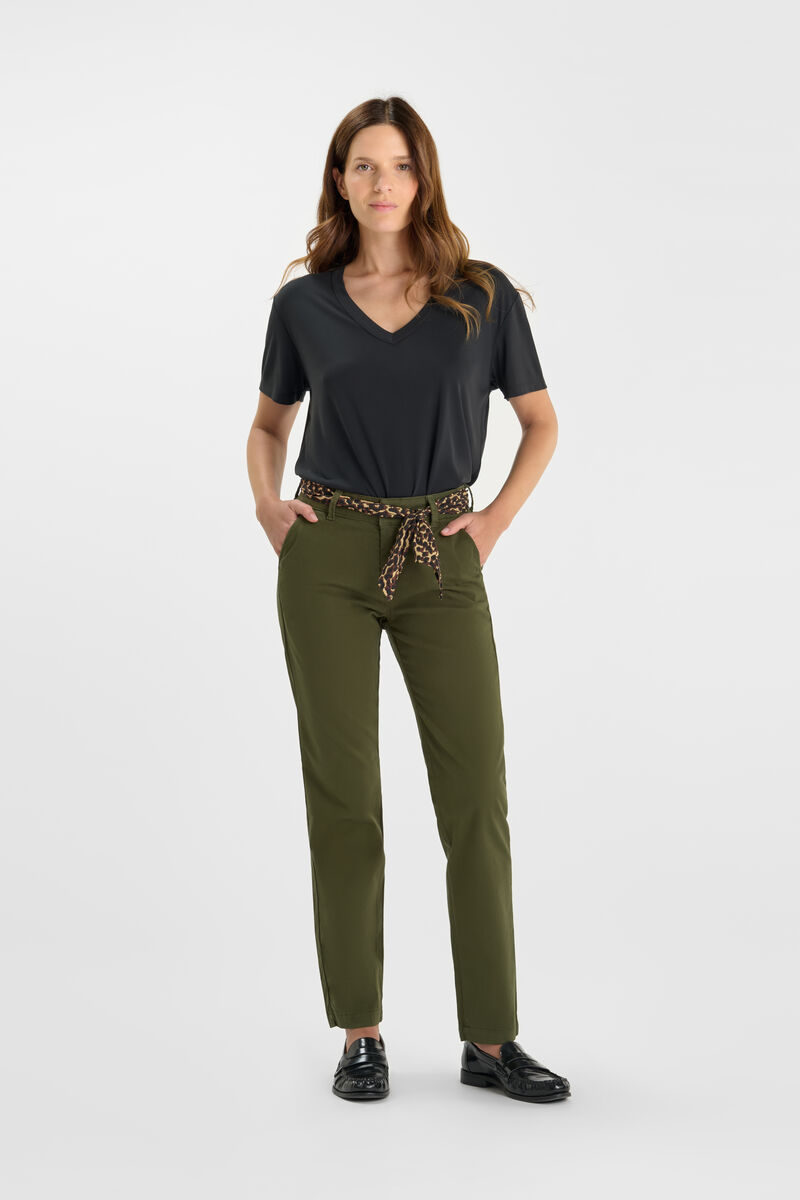 Carrot trousers LE TEMPS DES CERISES Green