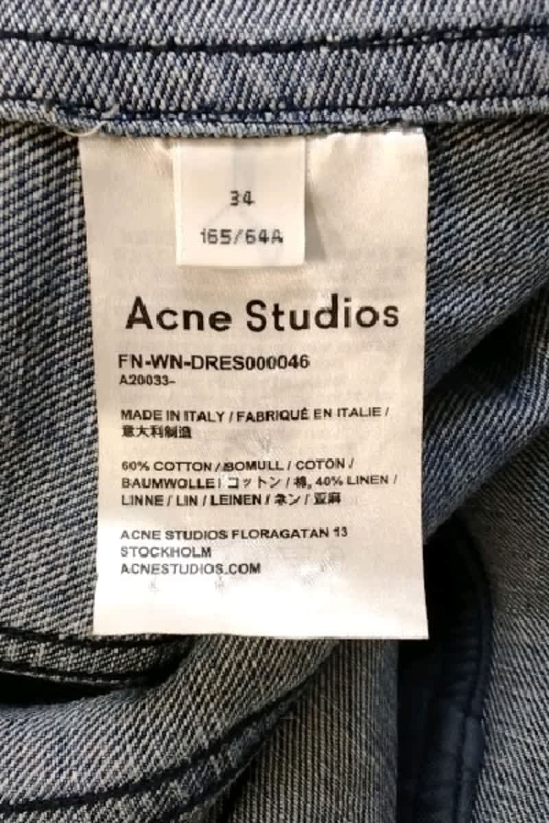 Dress ACNE STUDIOS - Seconde Main Blue