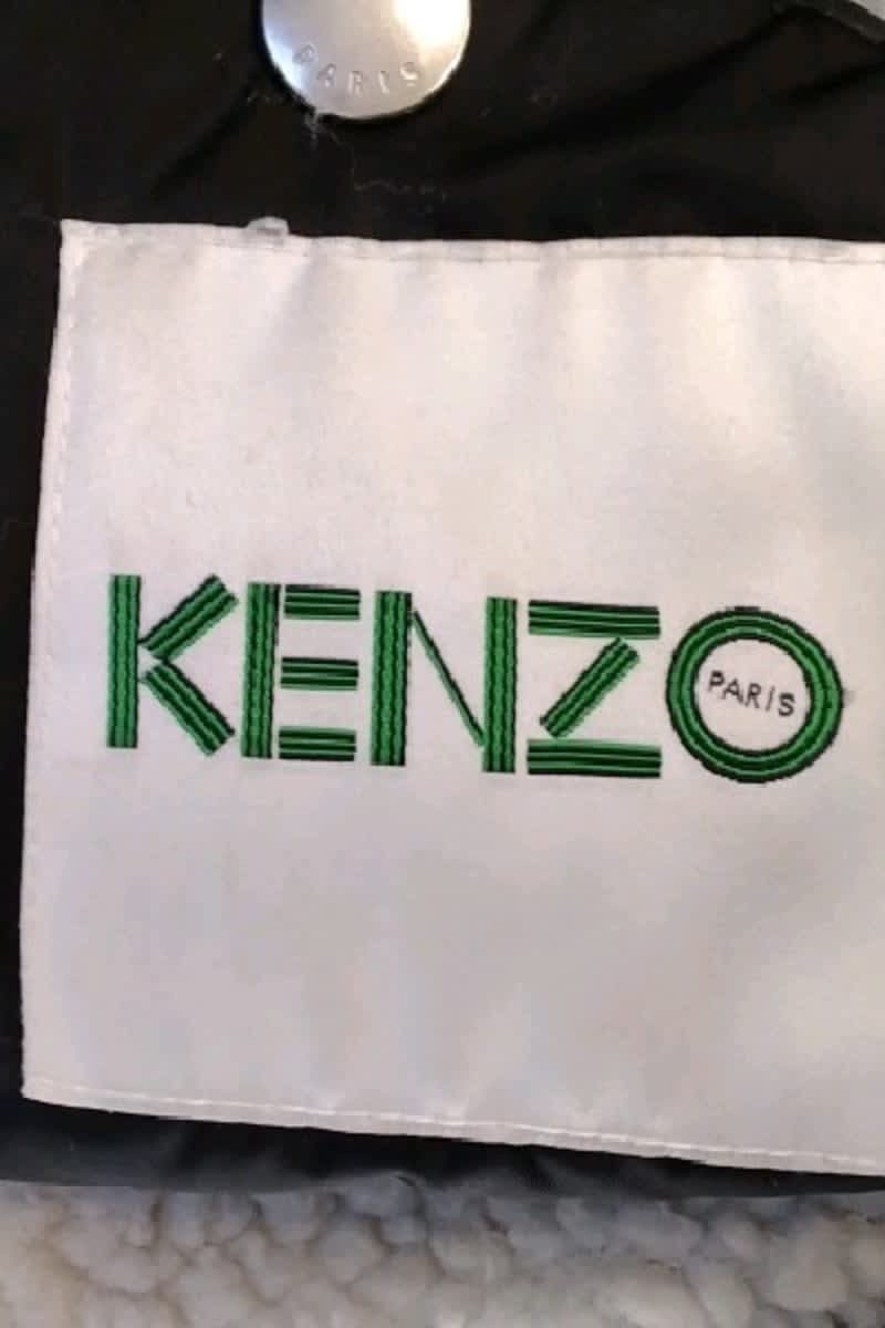 Coat KENZO - SECONDE MAIN Black