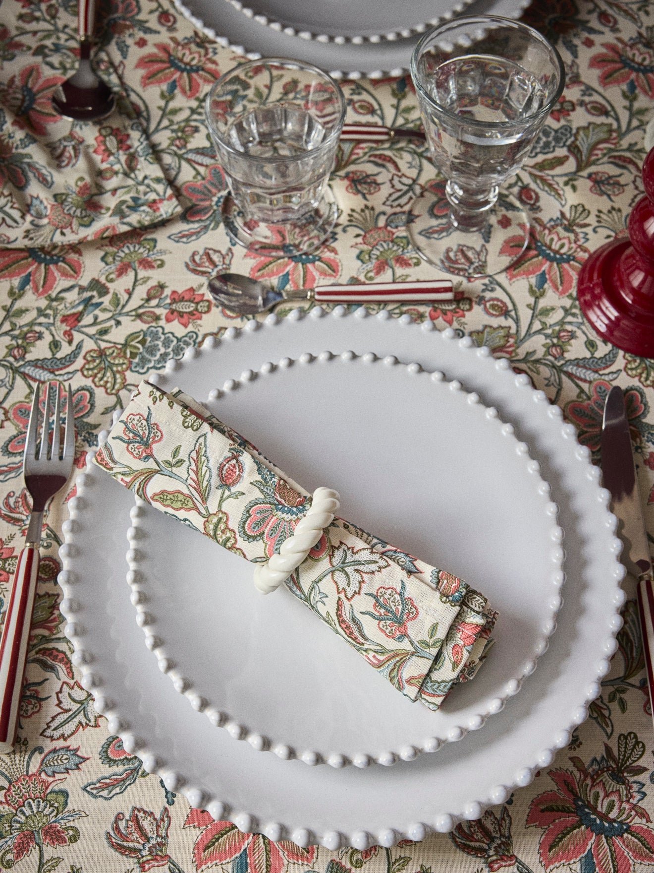 Ceramic napkin ring - set of 6 CYRILLUS Beige