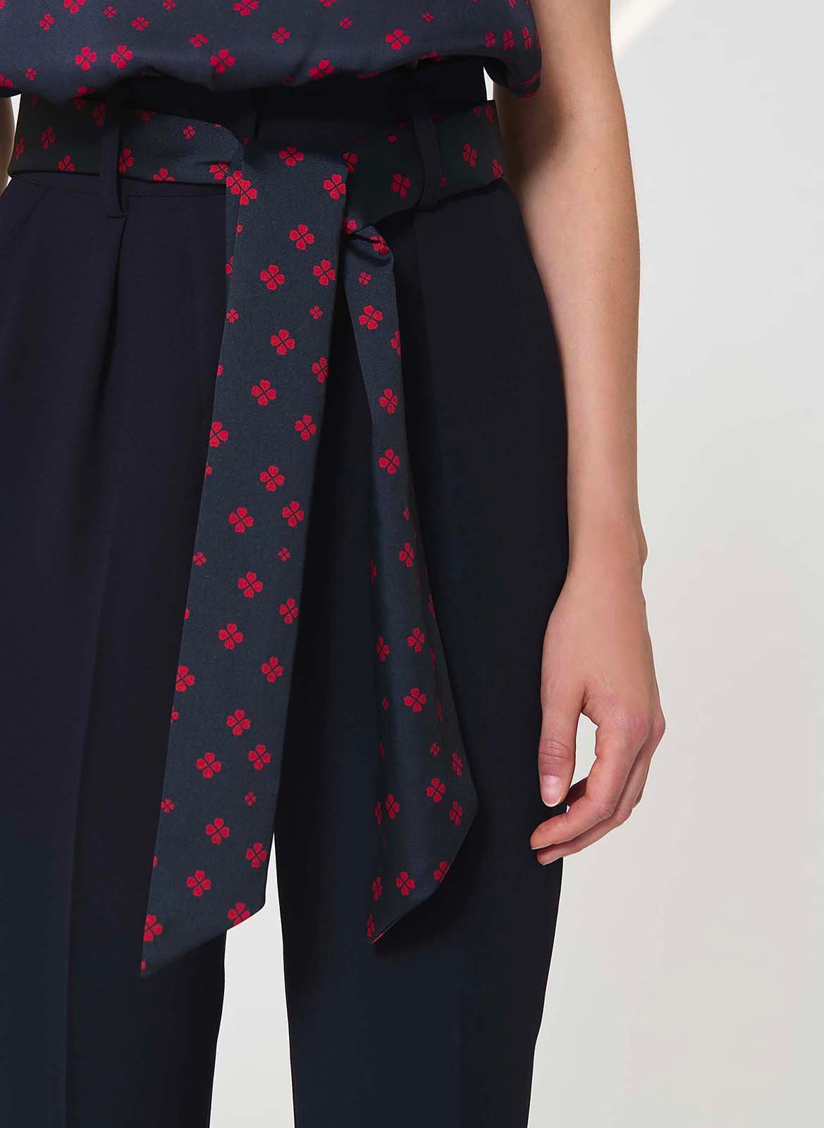 Plooi broek TARA JARMON Blauw