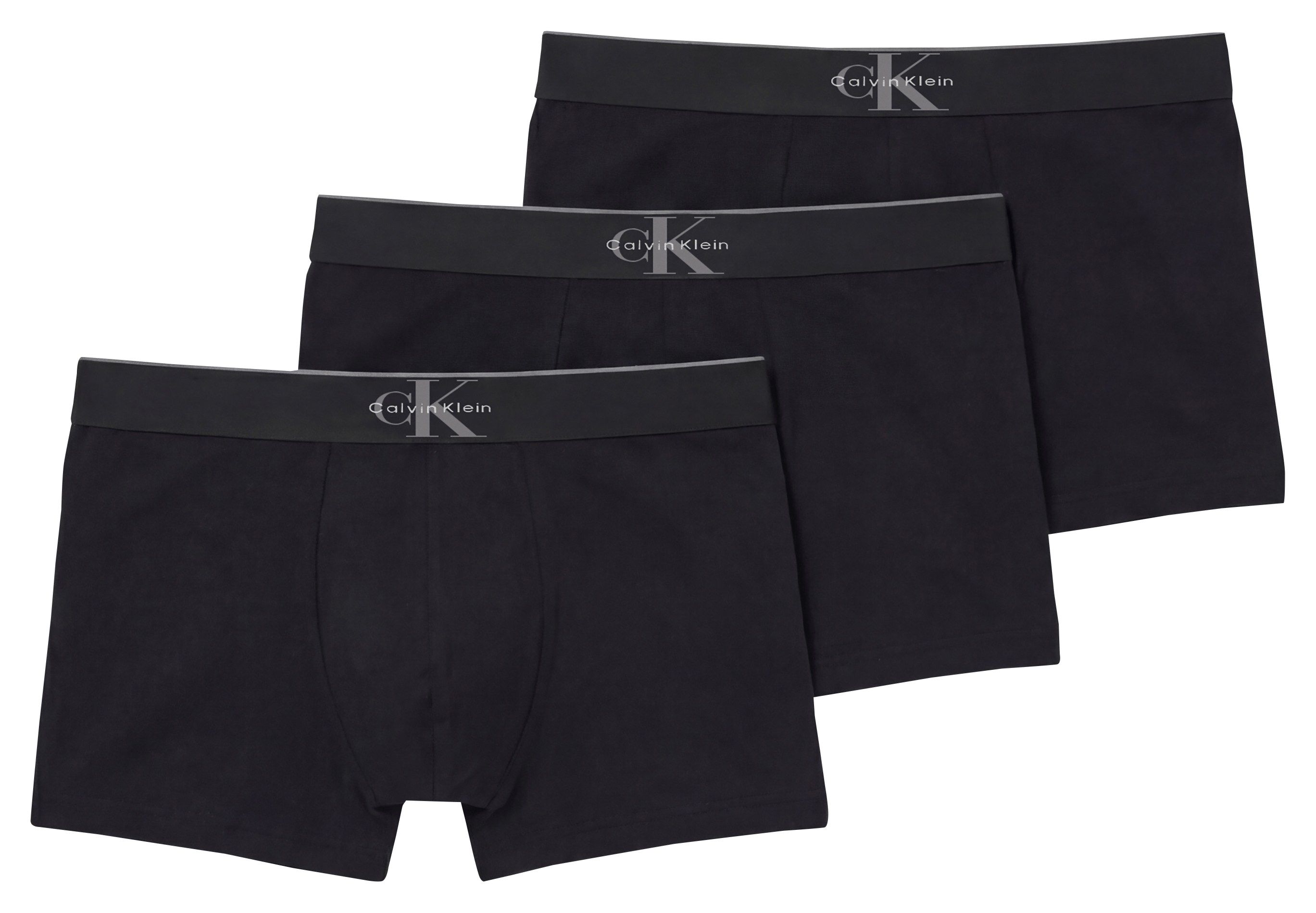 Setje met 3 boxershorts | katoenblend CALVIN KLEIN UNDERWEAR Zwart
