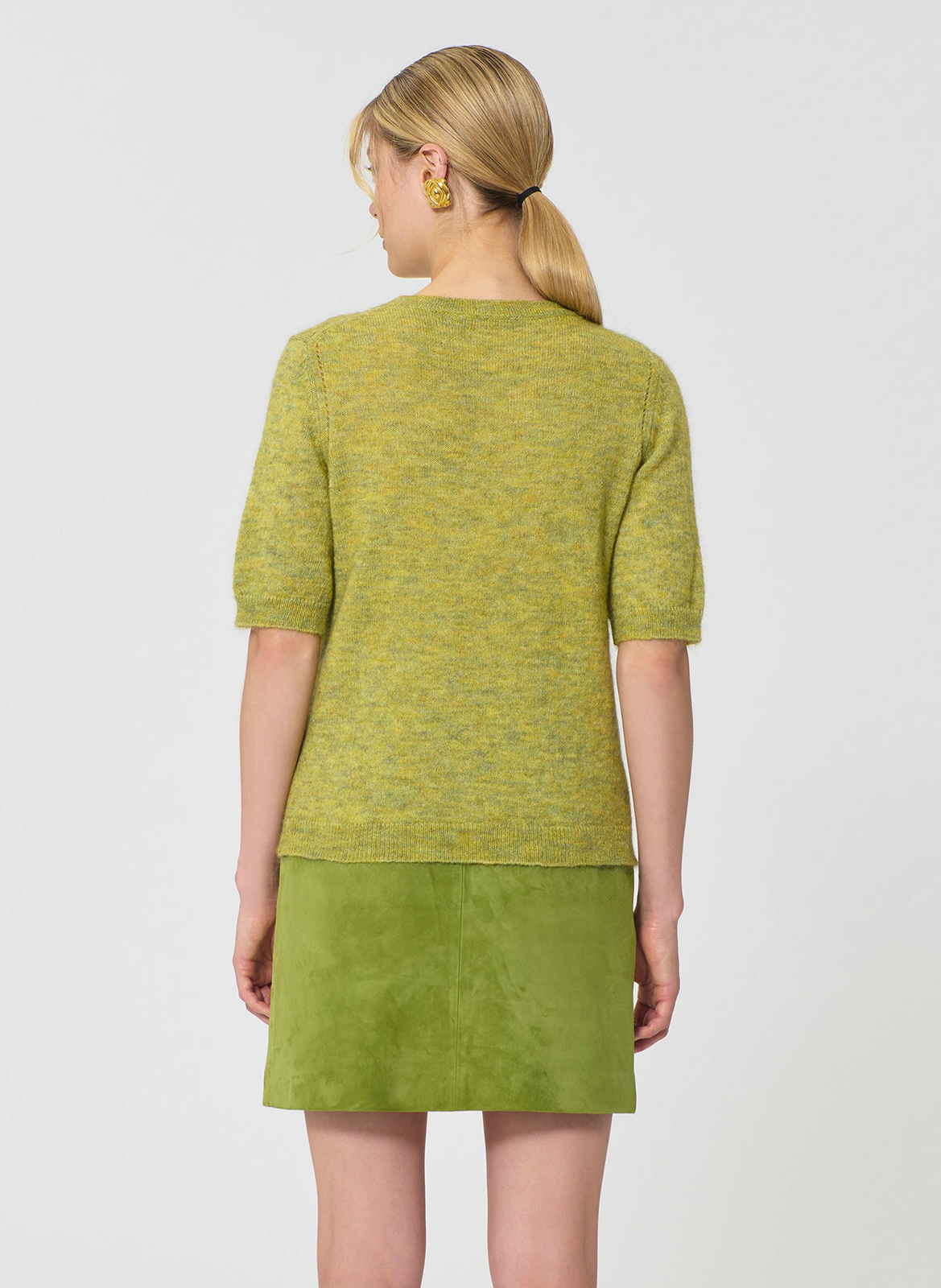 Round-neck top TARA JARMON Green