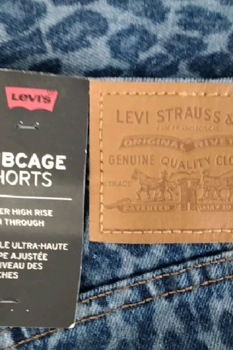 Short LEVI'S - Seconde main Bleu