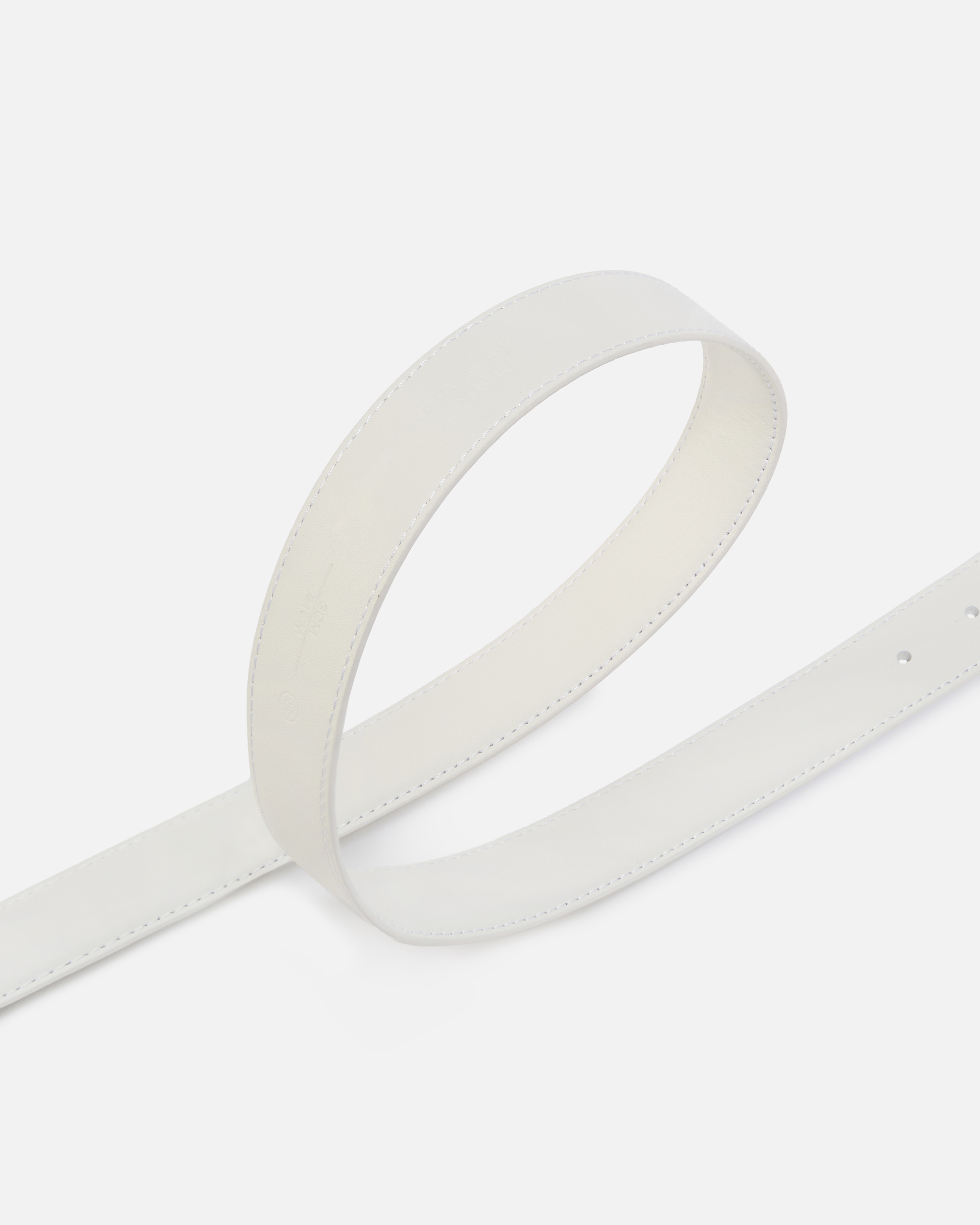 Ceinture avec boucle colorée de 3 cm PINKO Blanc