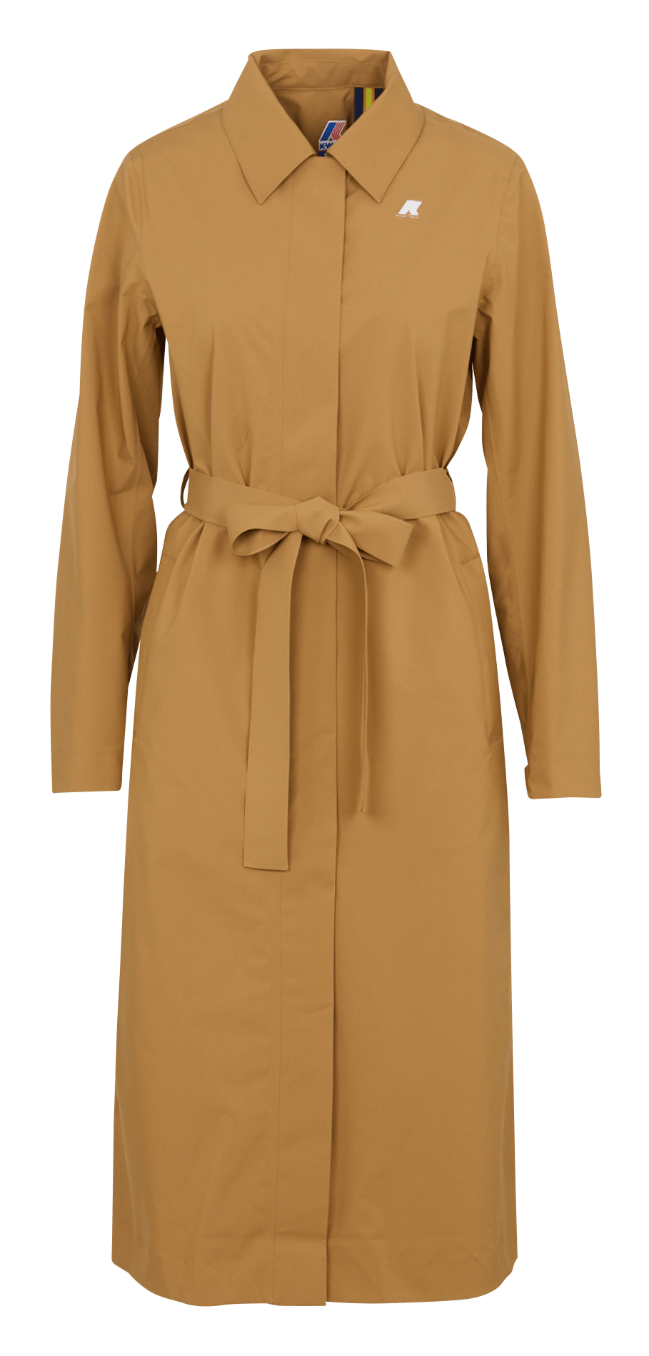 Trench droit col classique K-WAY Marron