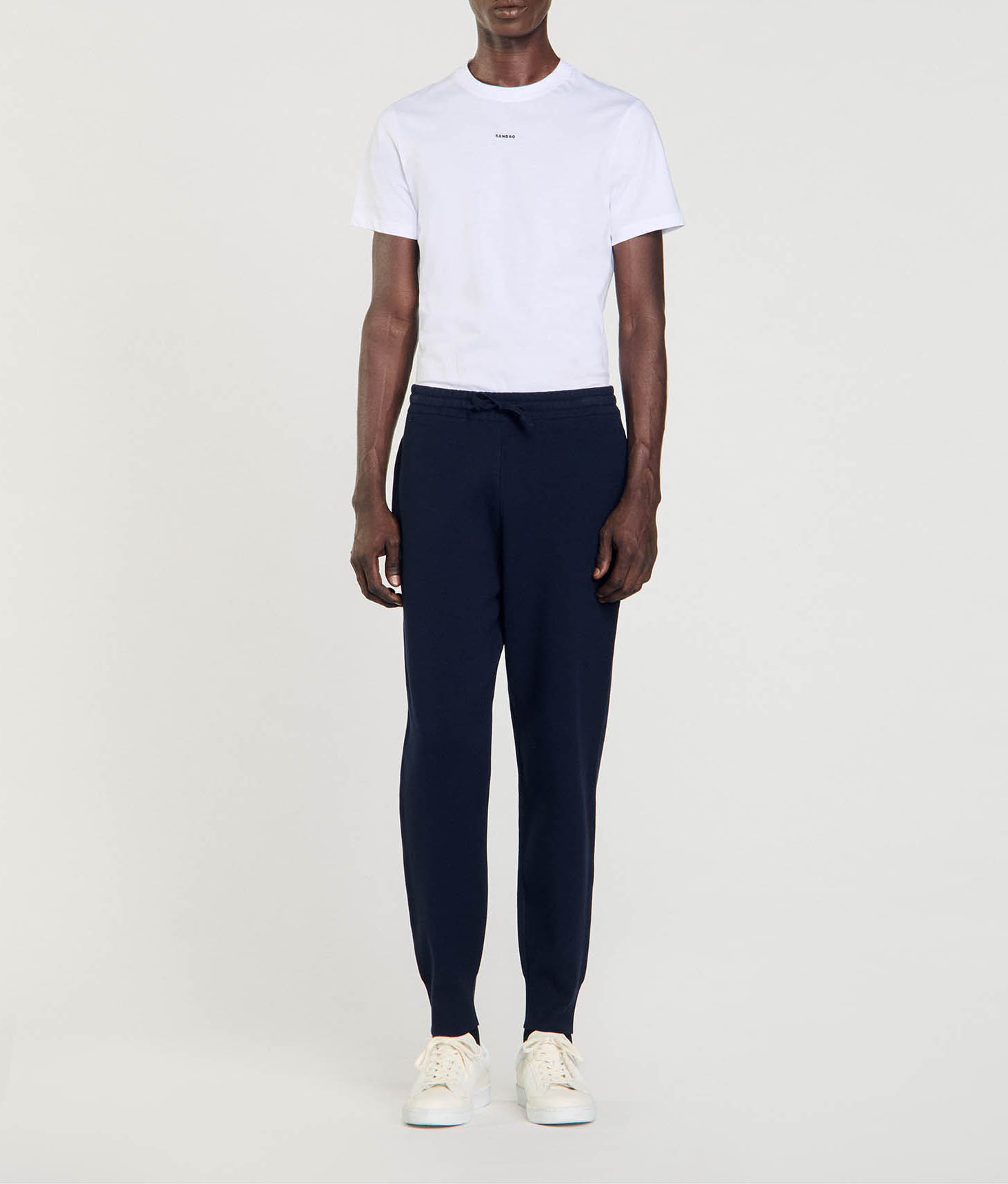 Jogging en maille SANDRO Bleu