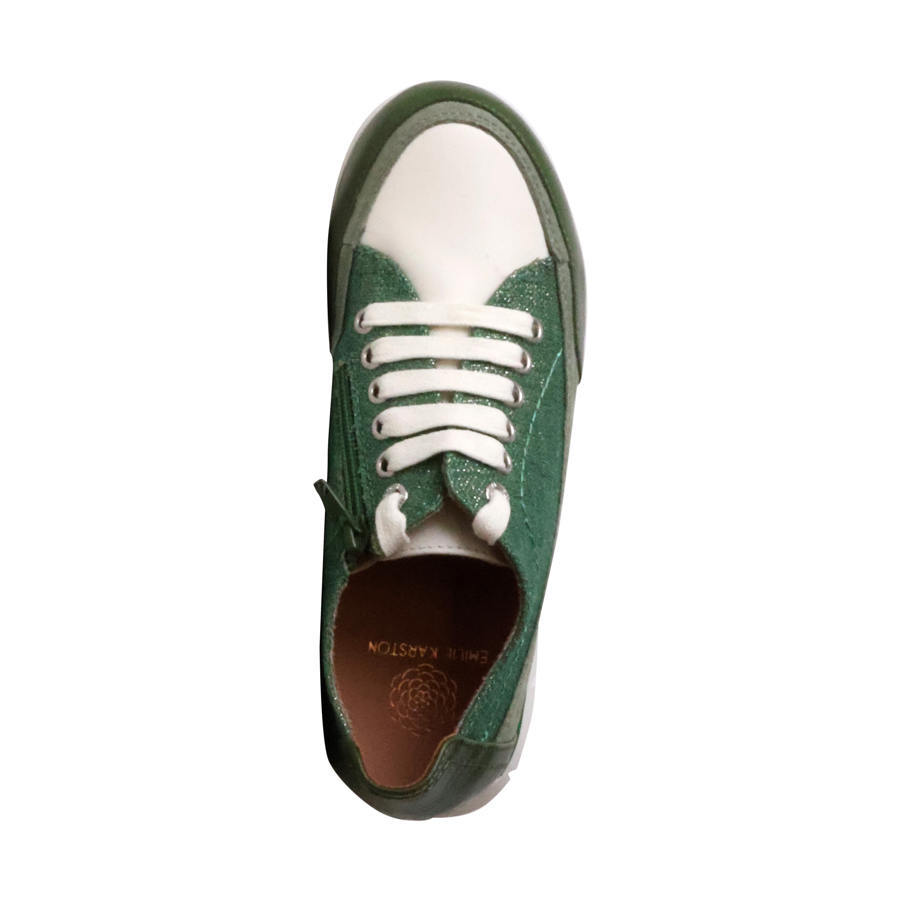 Leather sneakers Camina EMILIE KARSTON Green