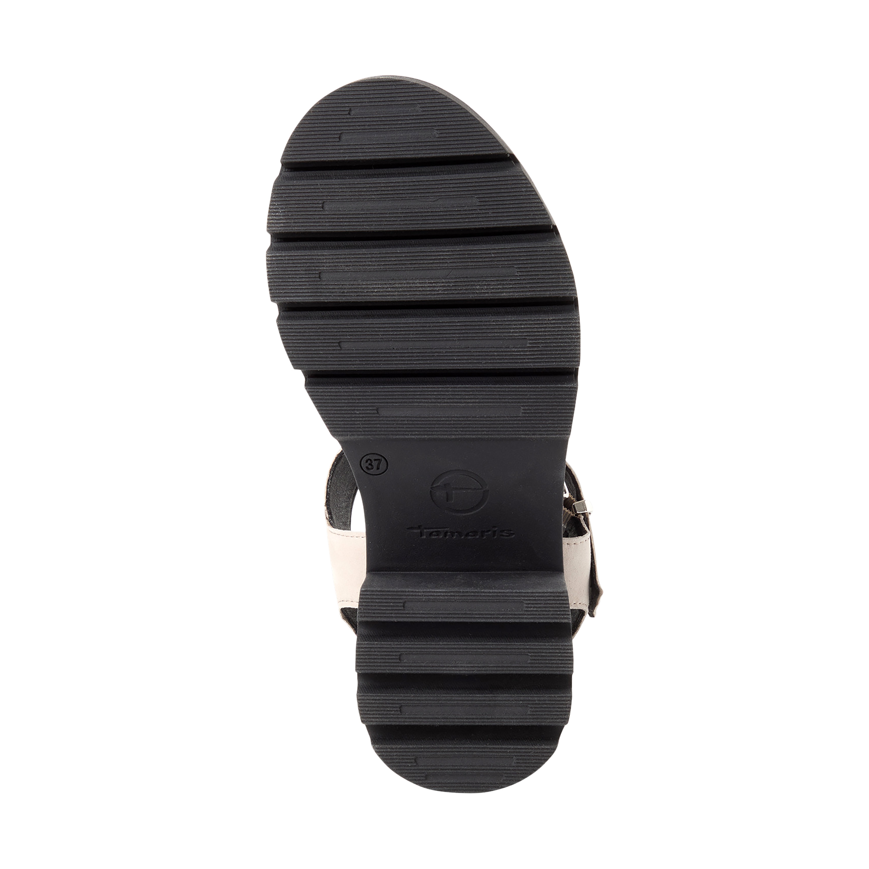 Leather heeled sandals | Brown TAMARIS Women