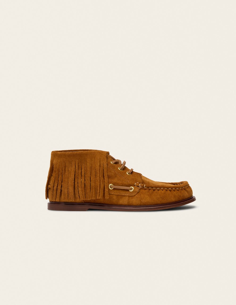 Lace-up ankle boots ODAJE Brown