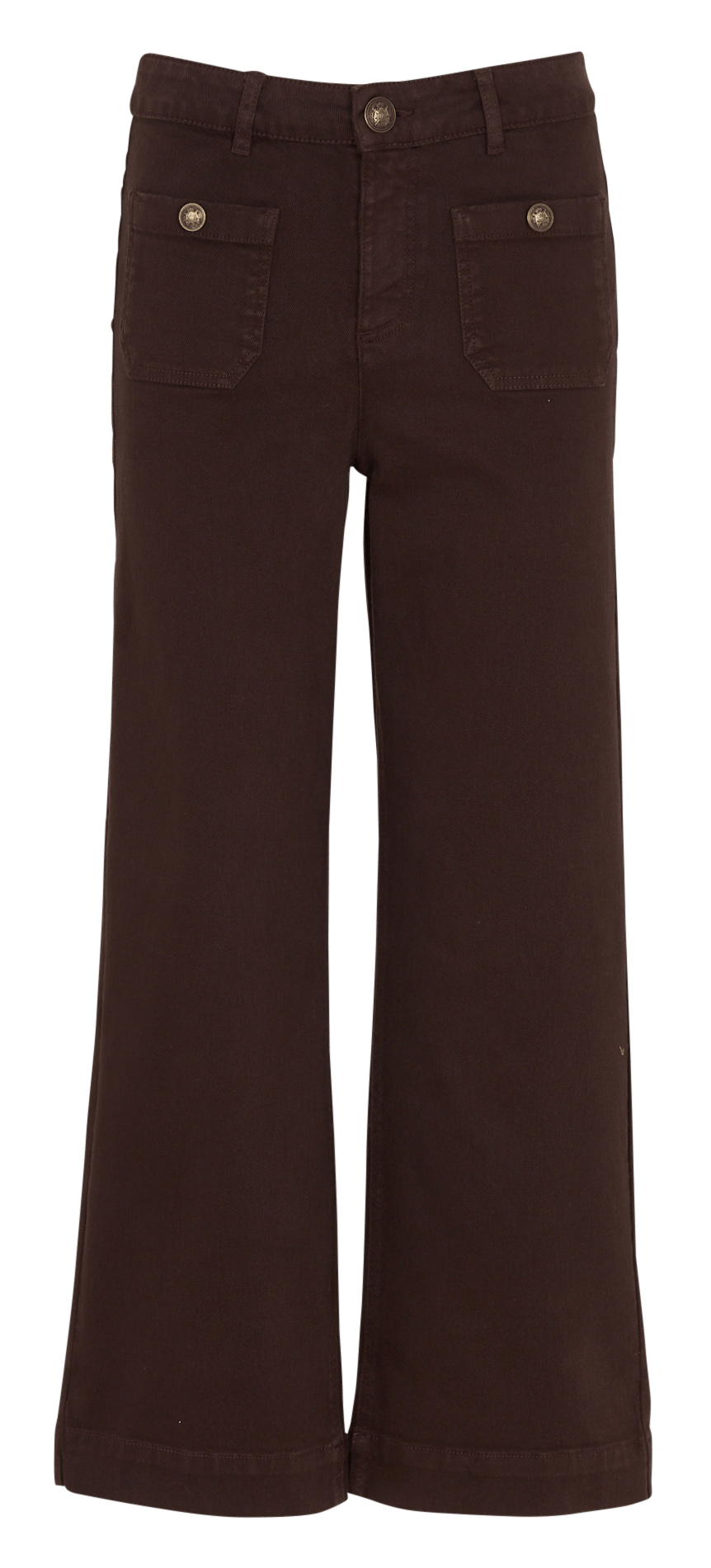 Cropped Jeans aus Baumwoll-Mix MAISON 123 Braun