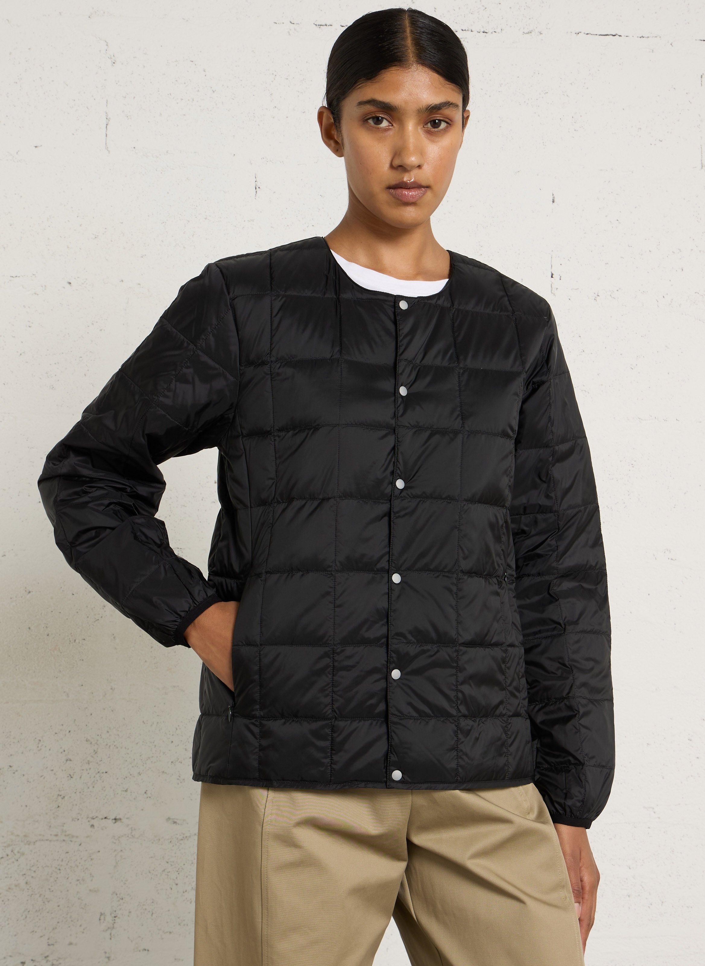 Steppjacke mit Rundhalsausschnitt TAION