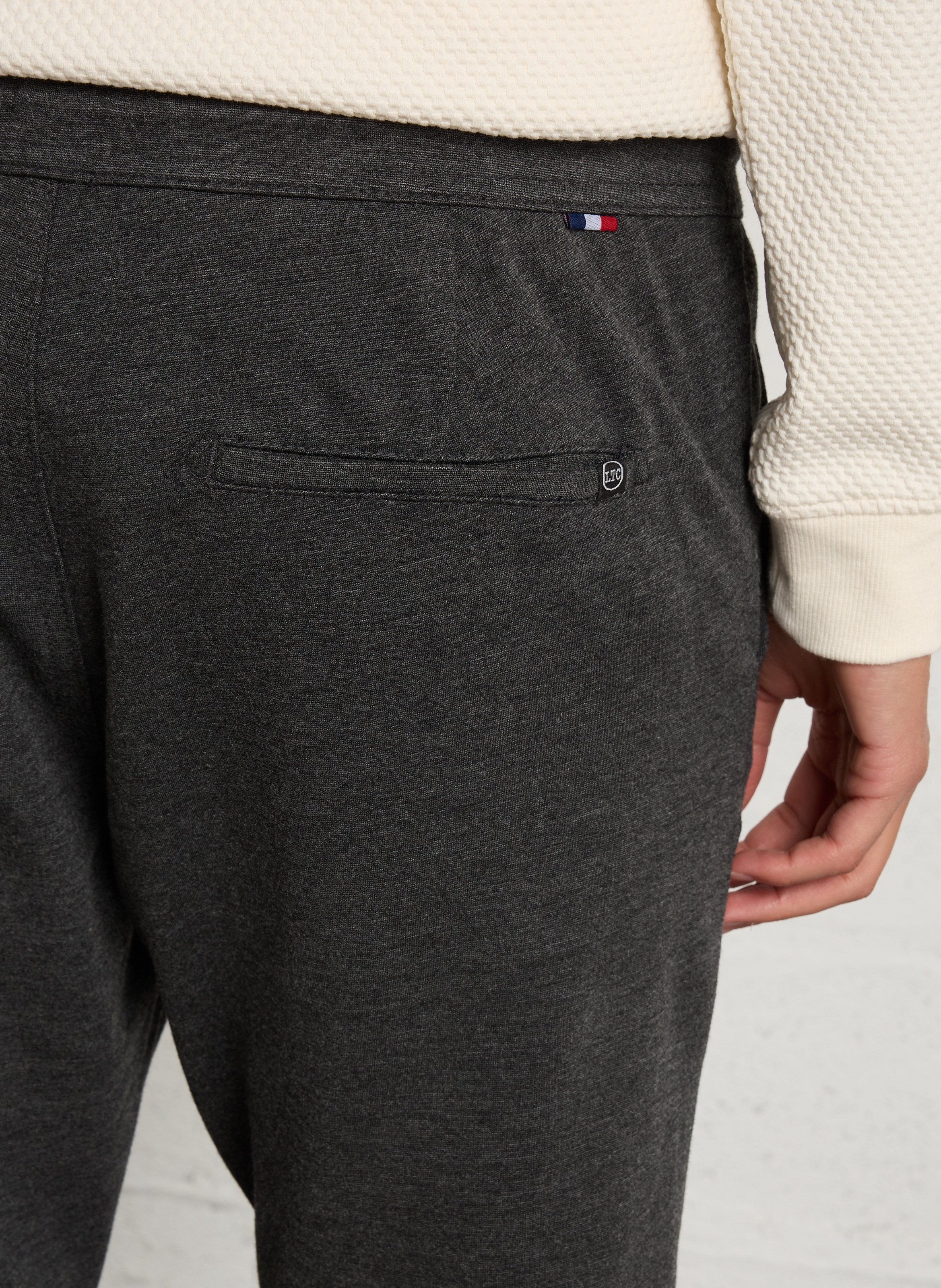 Pantalon droit LE TEMPS DES CERISES Gris