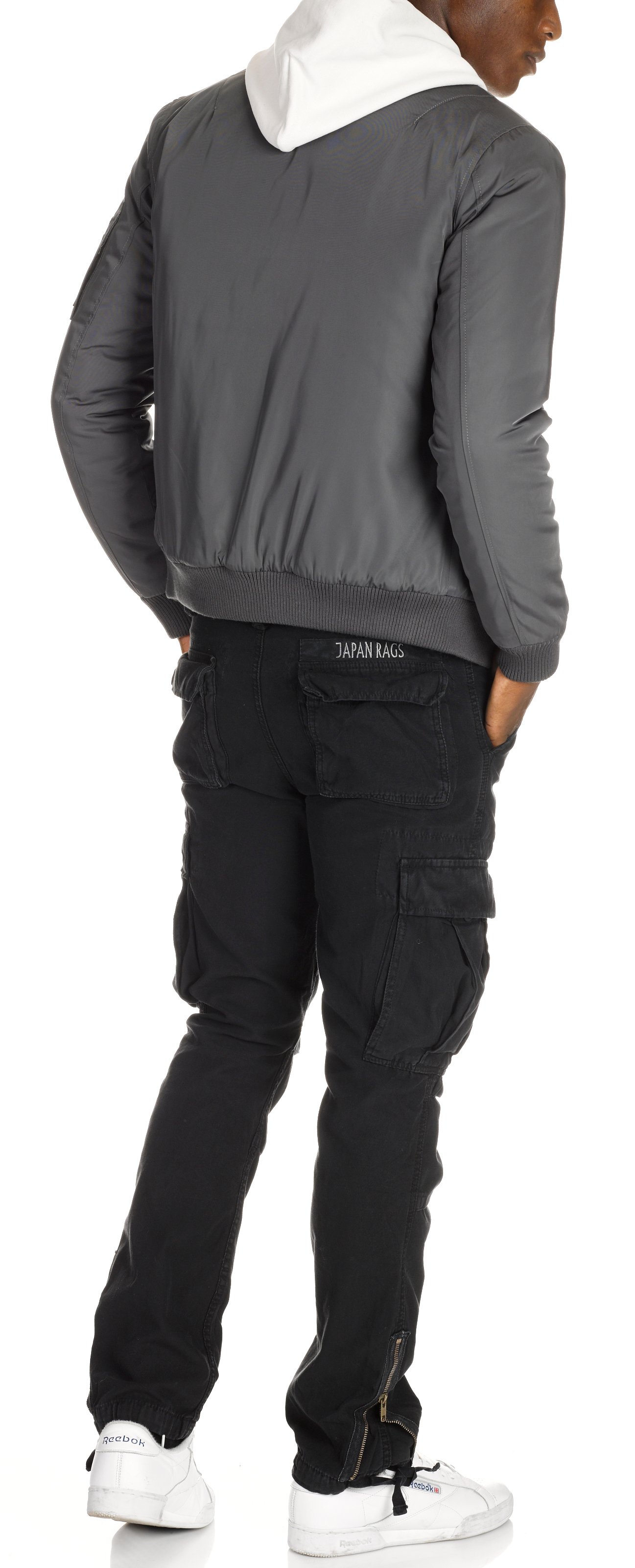 Bomber matelassé zippé BOMBERS ORIGINAL Gris