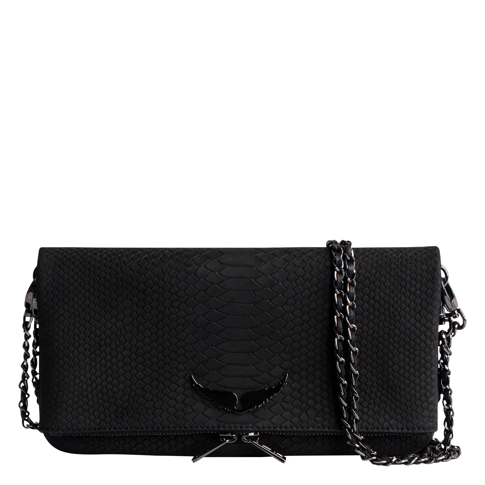 Leather shoulder bag ZADIG&VOLTAIRE Black