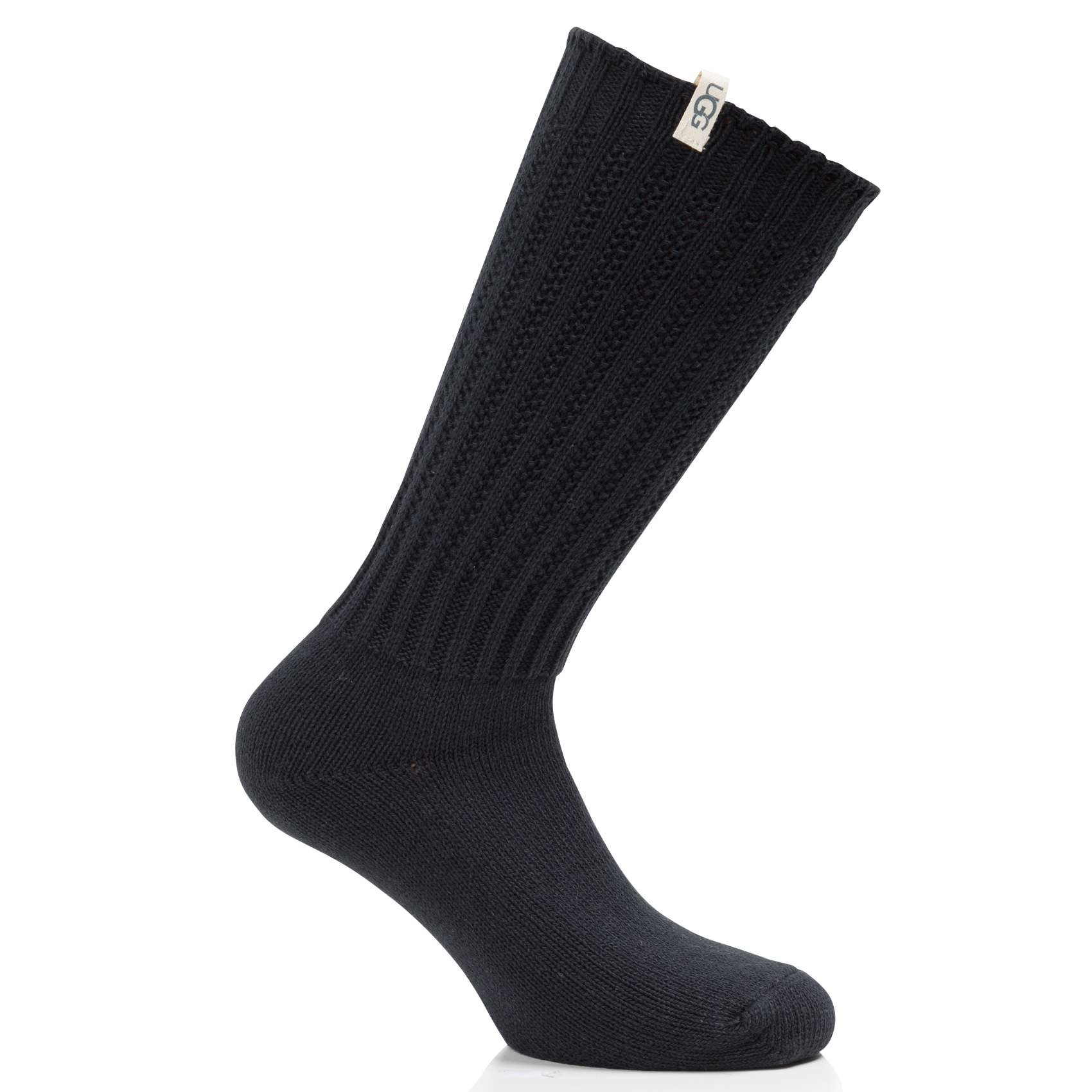 Chaussettes en maille côtelée UGG Marron