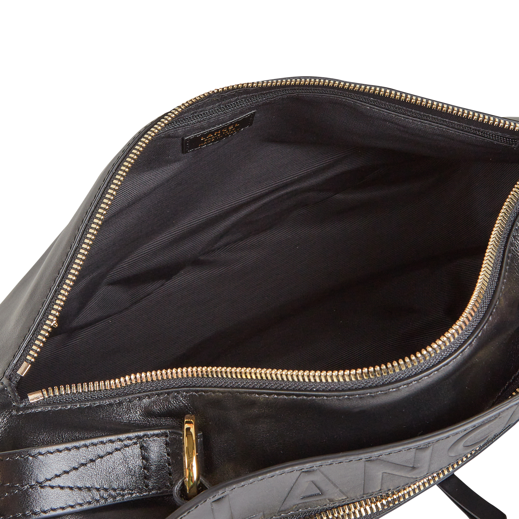 Sac bandoulière en cuir LANCEL Noir