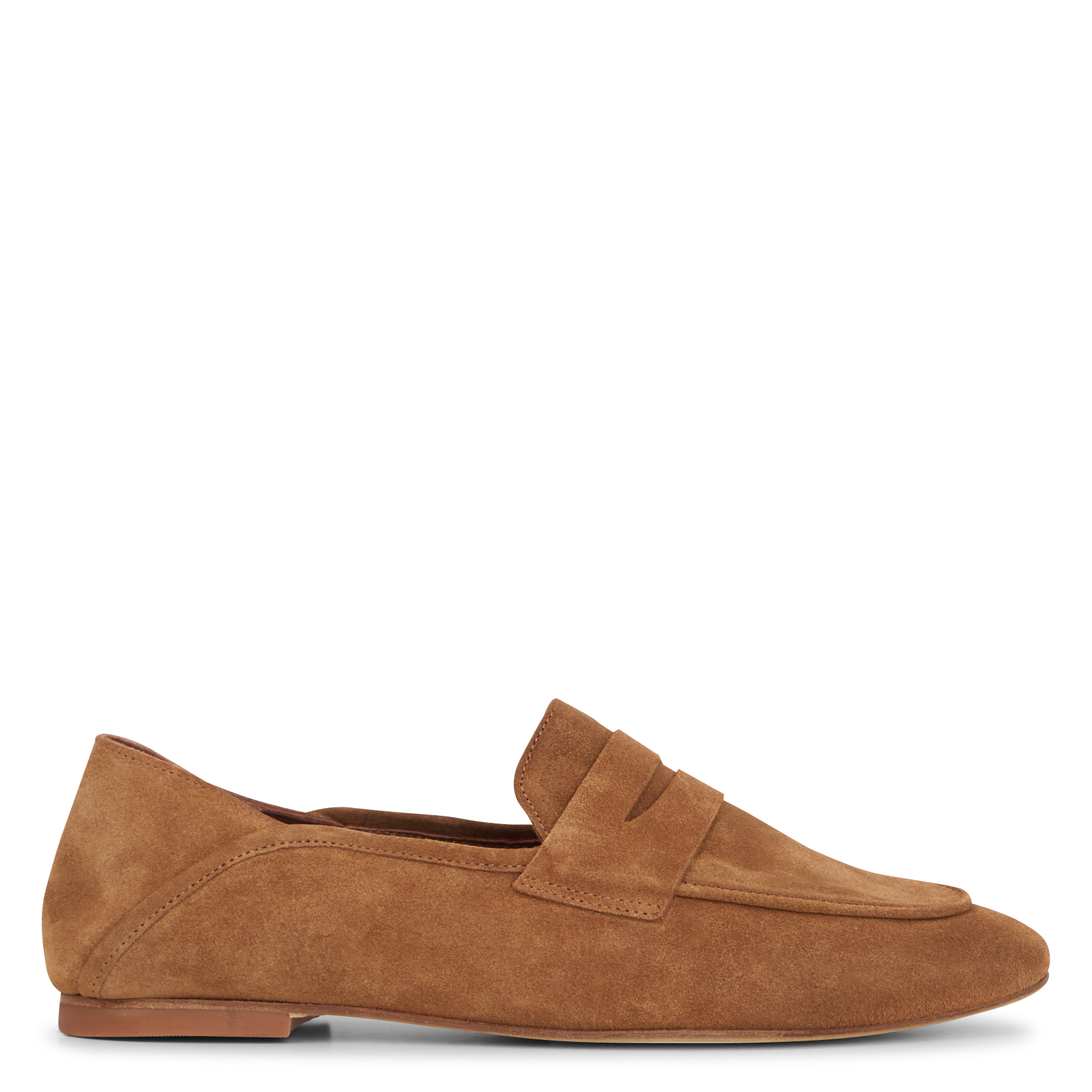 Mocassins en cuir velours ANONYMOUS COPENHAGEN Marron