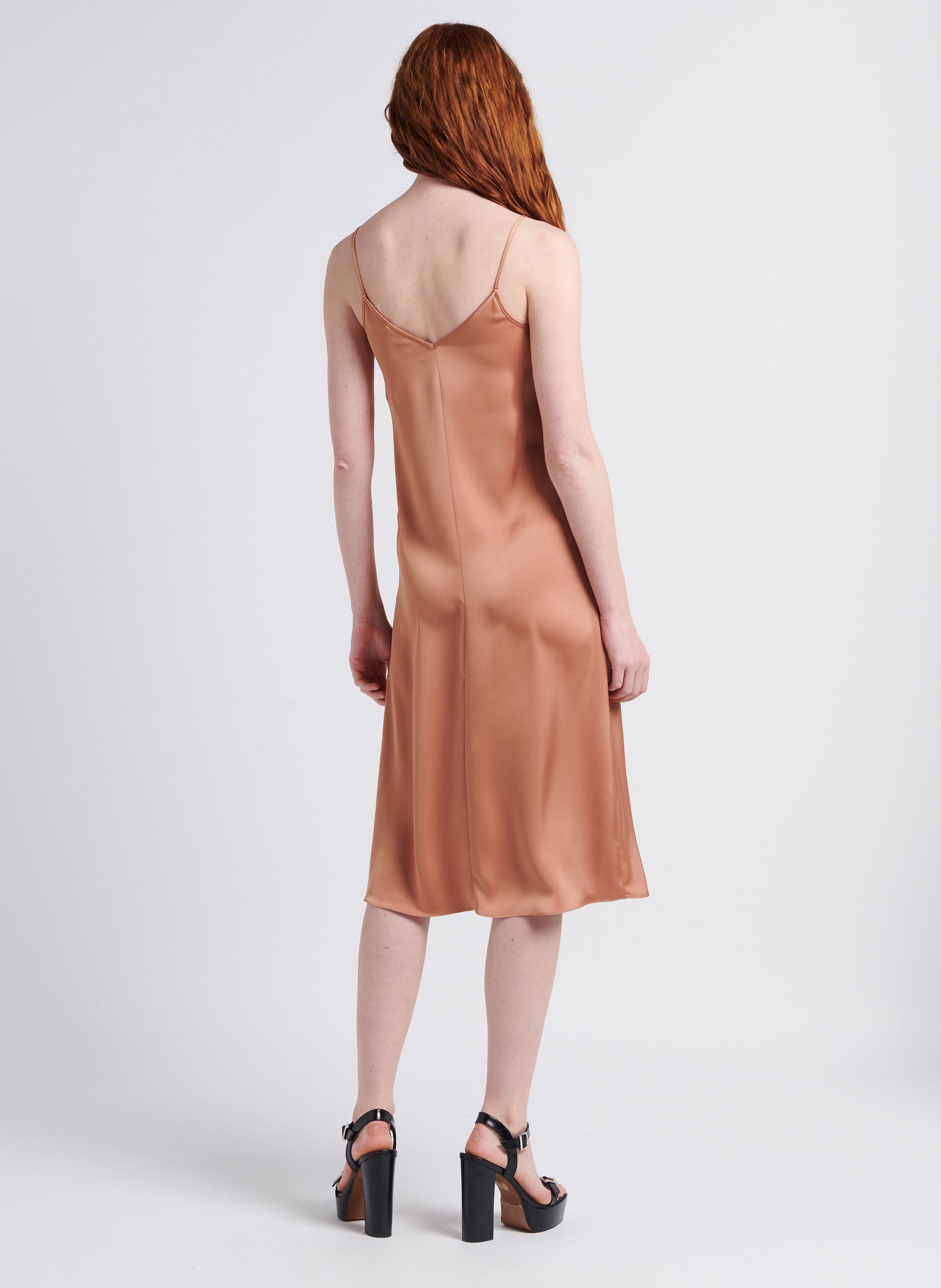 Satiniertes Unterkleid MAX&Co. Braun