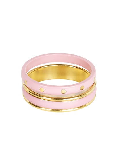 Set Of Two Bangles Lilas Feeka - Women - 6JON0103-05031-LILAS | Place ...