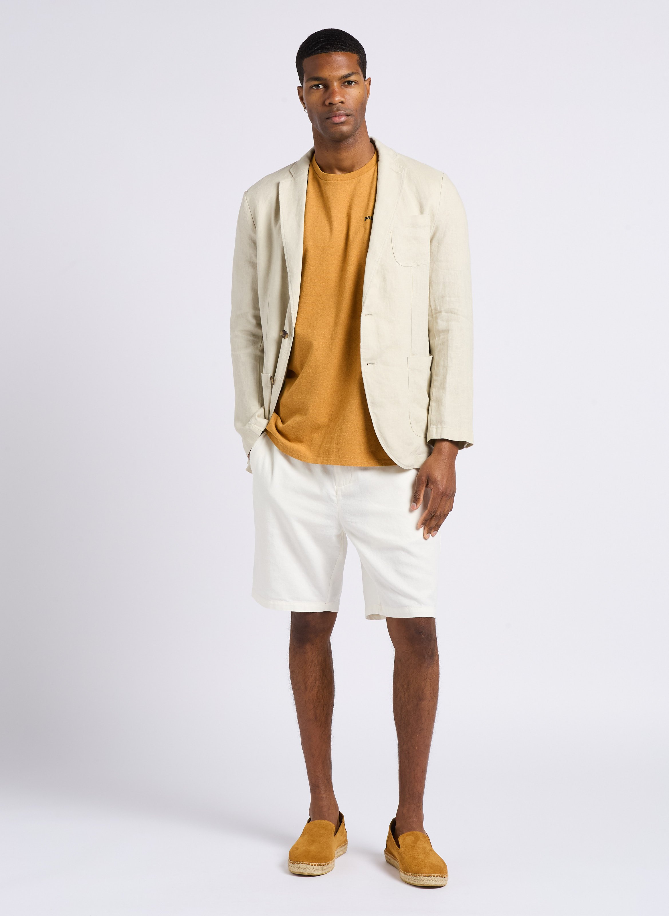 Slim-fit-sakko Aus Leinen Mit Reverskragen Gray Silk Marc O