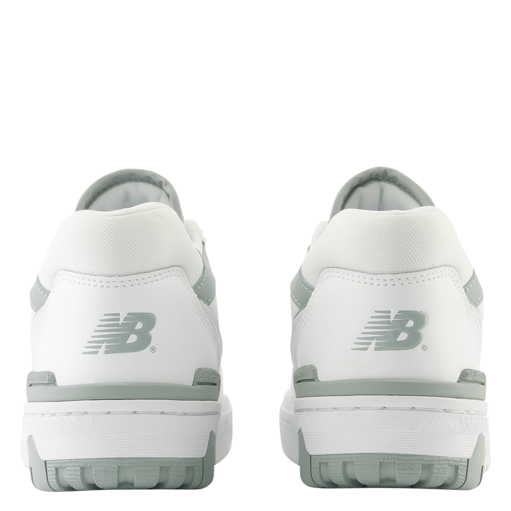 Low-top leather mix sneakers NEW BALANCE White