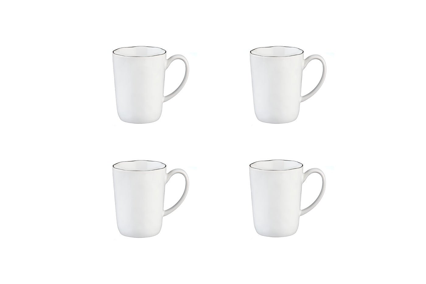 Pure Mug 40cl - Set of 4 - Snow White BJORN White