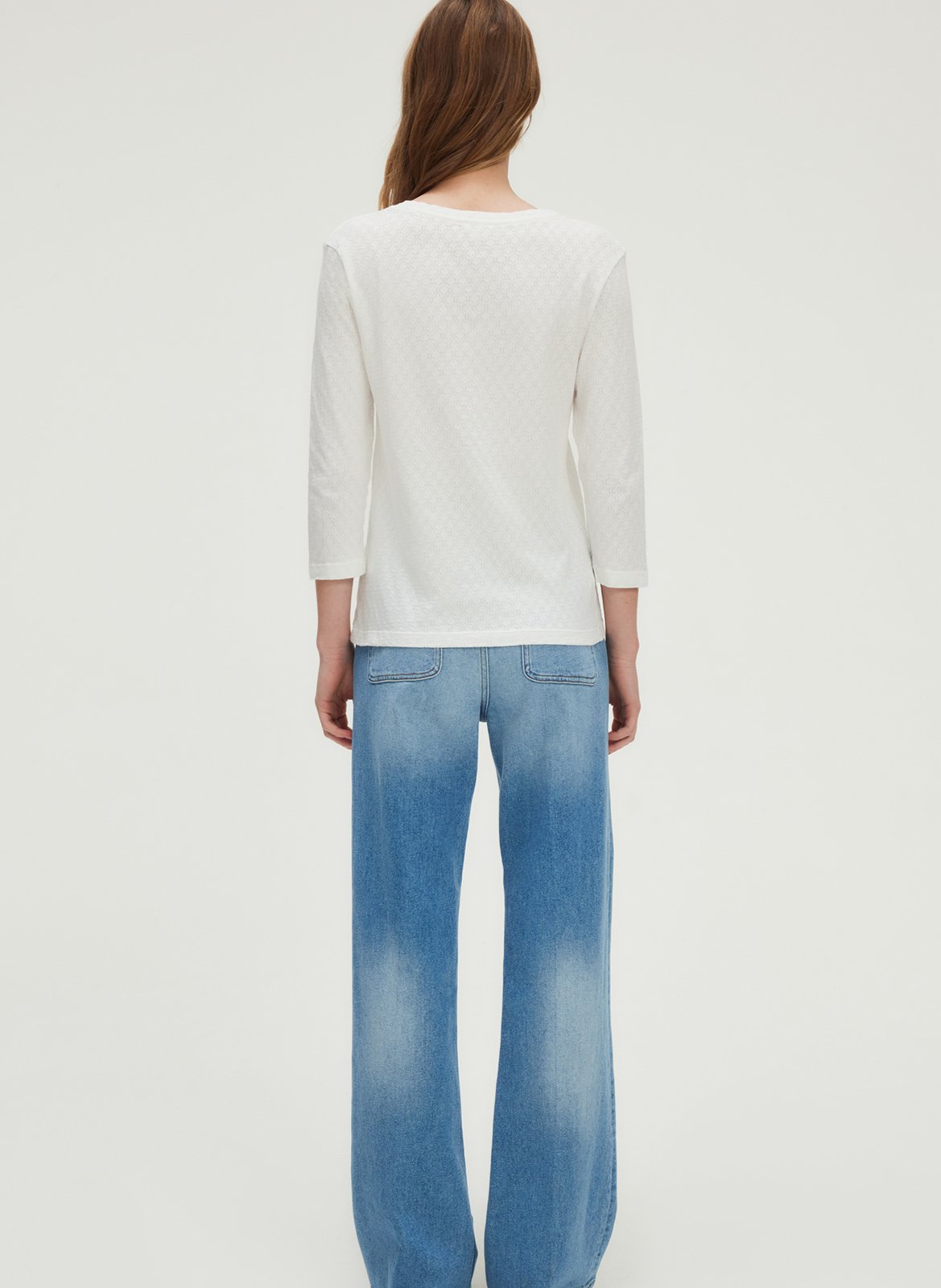 Round-neck organic cotton T-shirt PABLO Beige