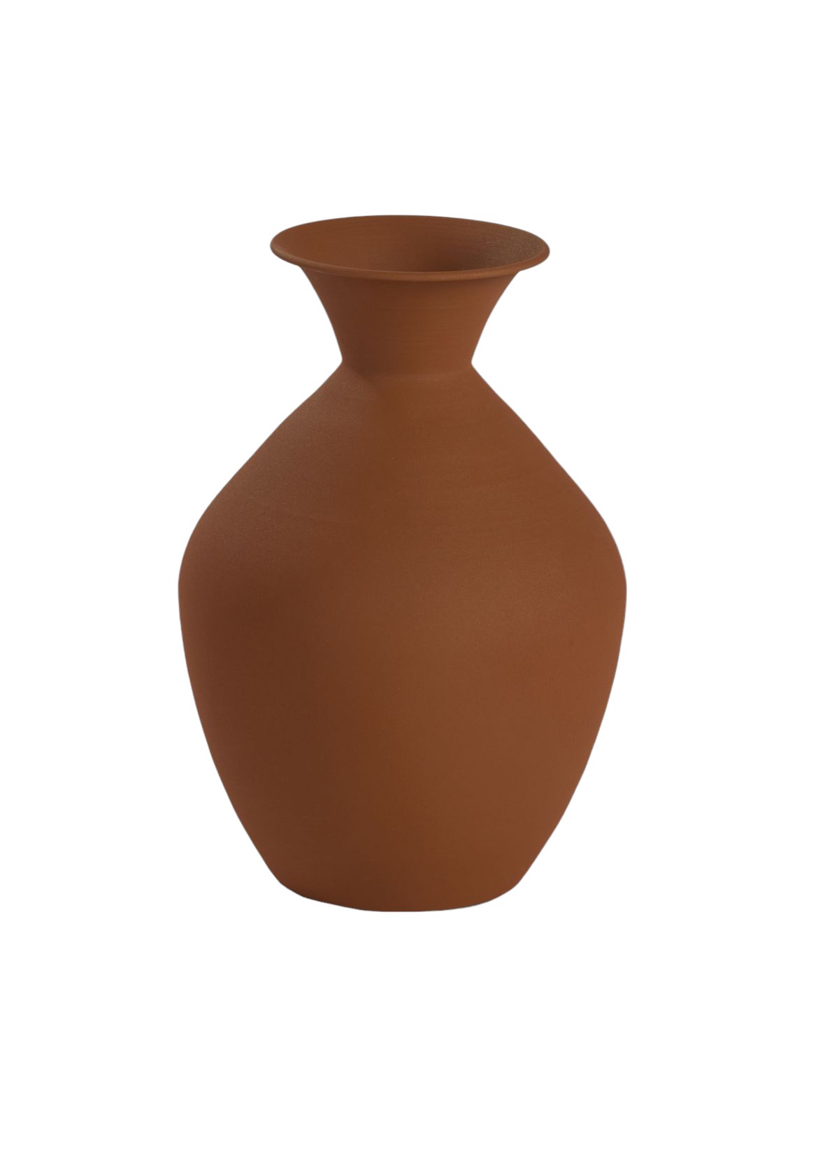 Vase en métal FACTORY Marron